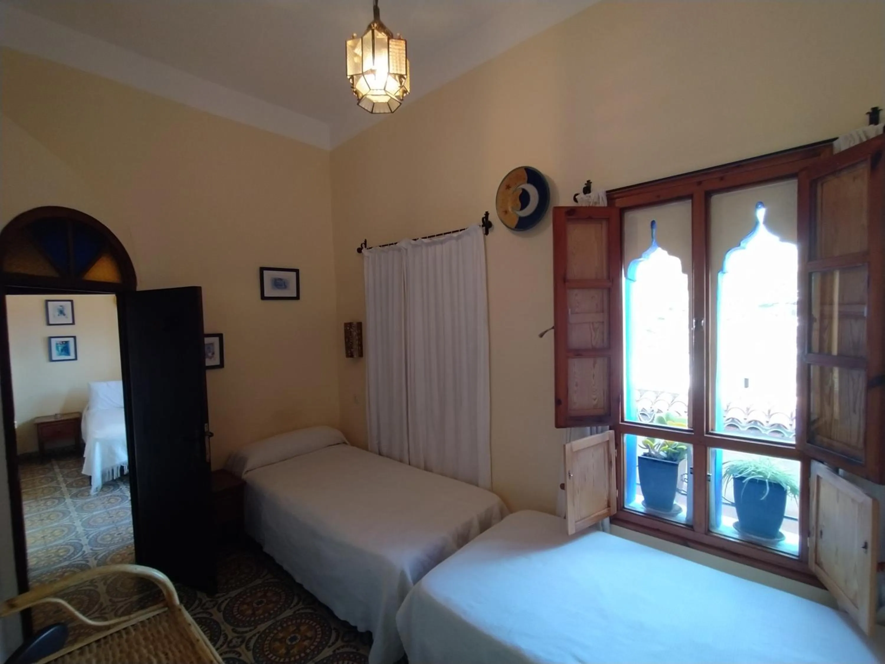 Bed in Hotel Gernika