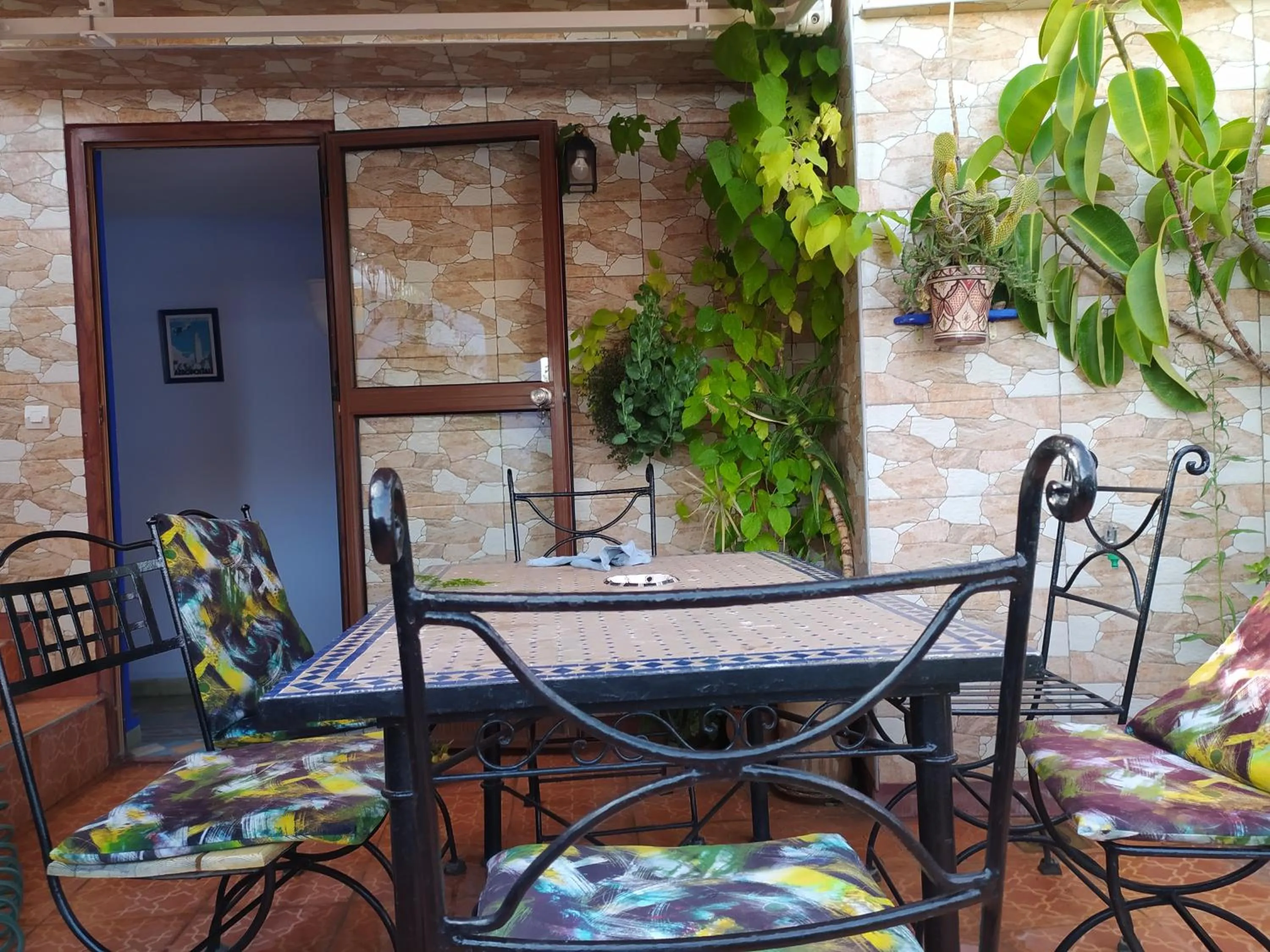 Patio in Hotel Gernika