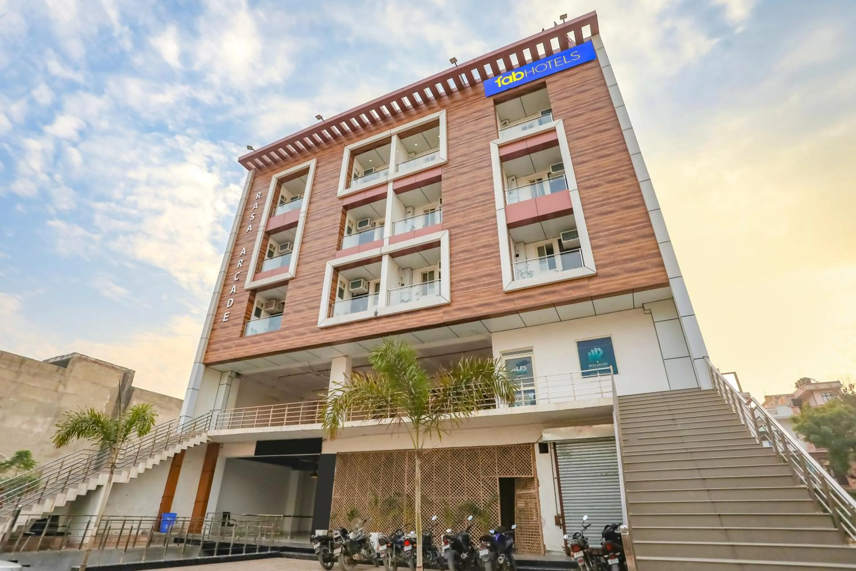Property building in FabHotel Rasa Arcade
