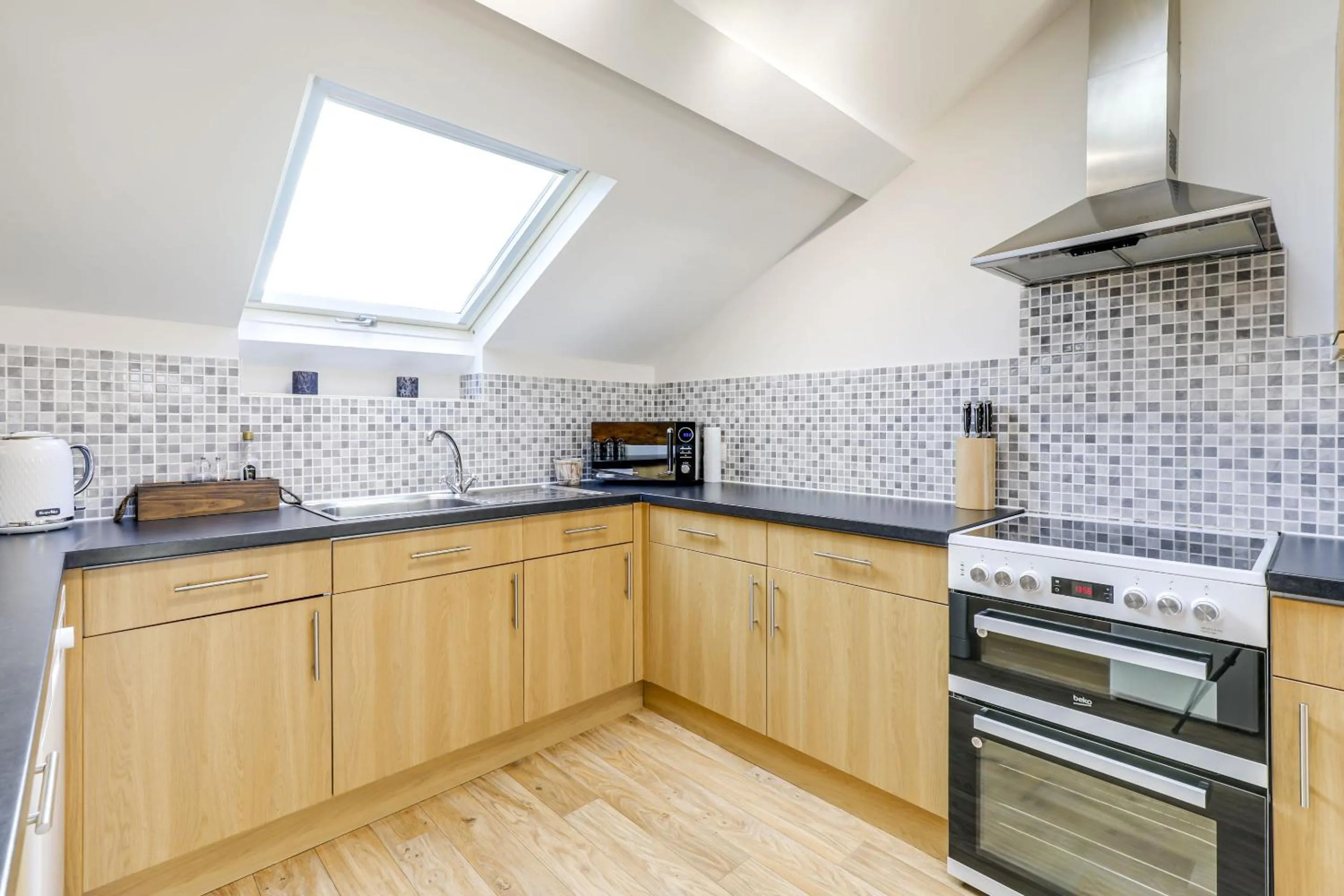 Kitchen or kitchenette in The Old Warehouse Ely "Apartments"