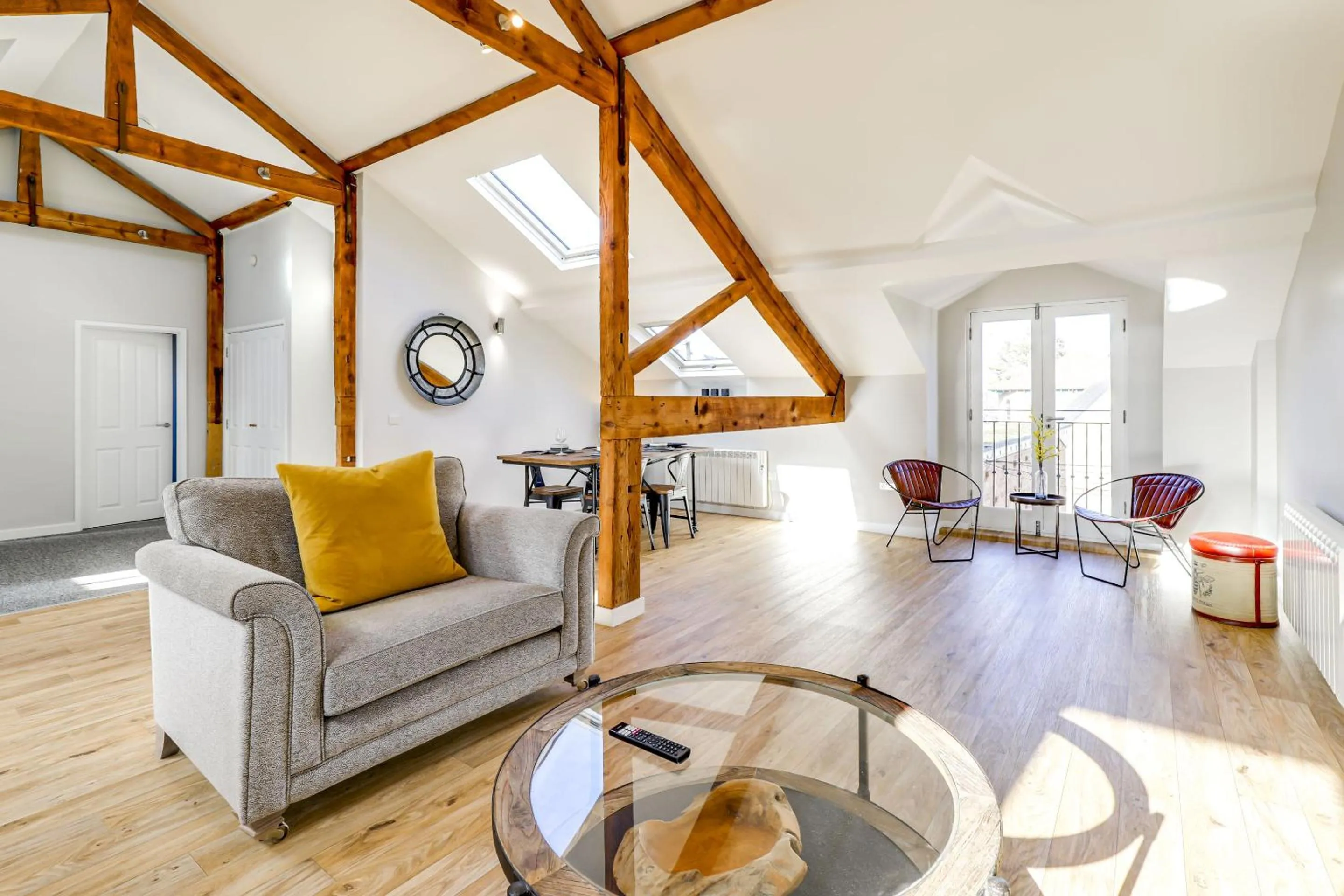 Living room in The Old Warehouse Ely "Apartments"