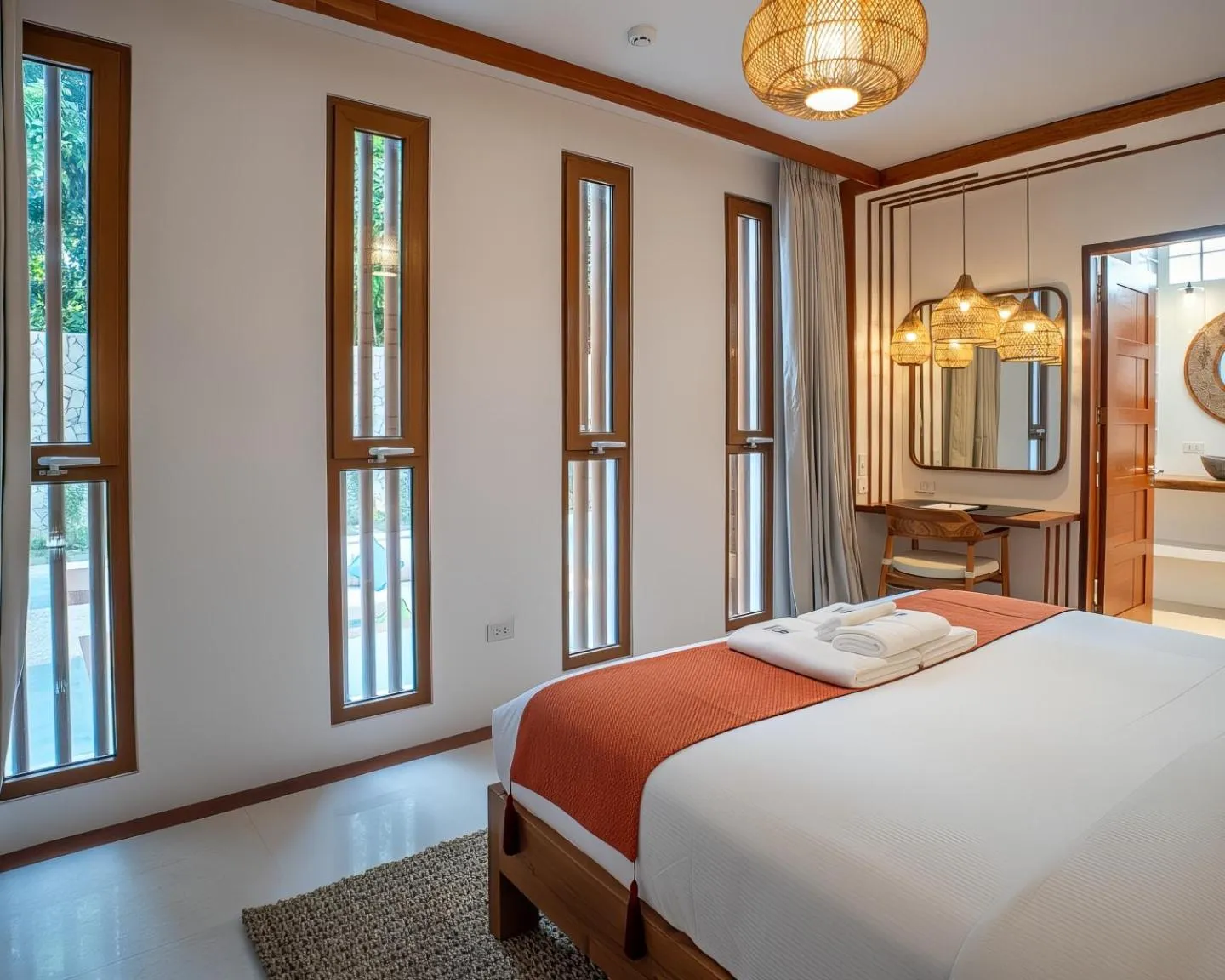 Bed in Bathala Resort