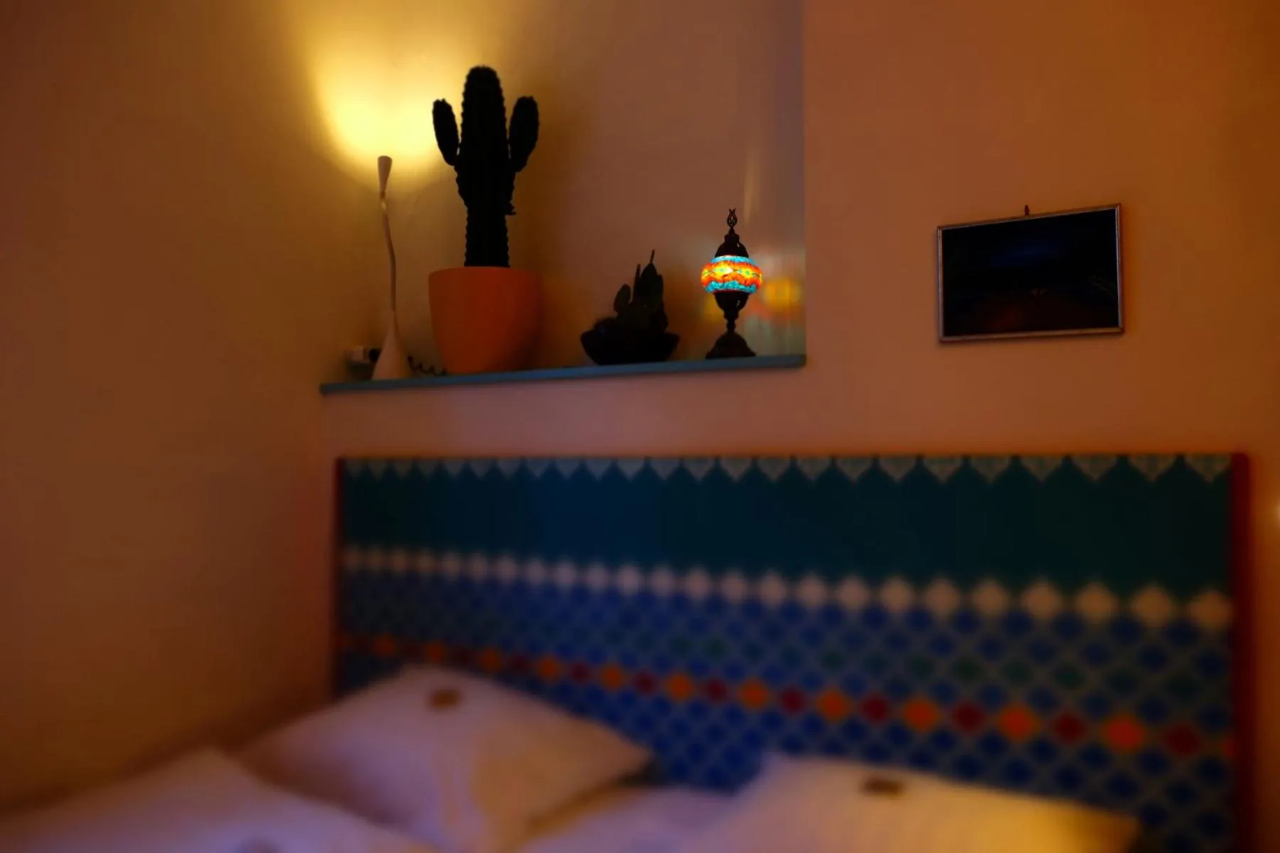 Decorative detail, Bed in Hotel Maurerhansl