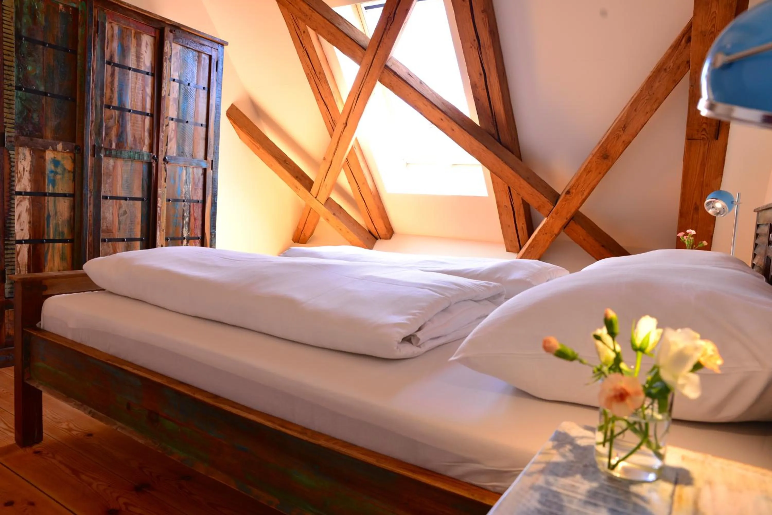 Bed in Hotel Maurerhansl