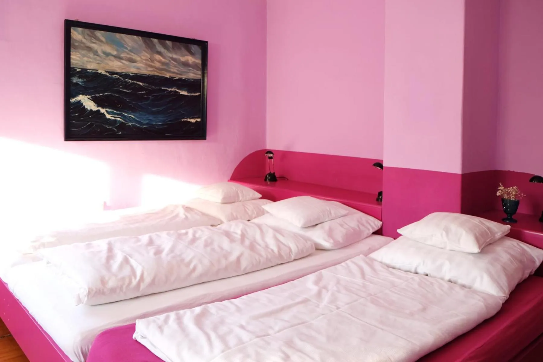 Decorative detail, Bed in Hotel Maurerhansl