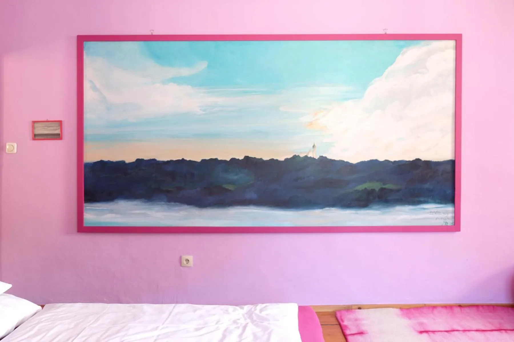 Decorative detail, Bed in Hotel Maurerhansl