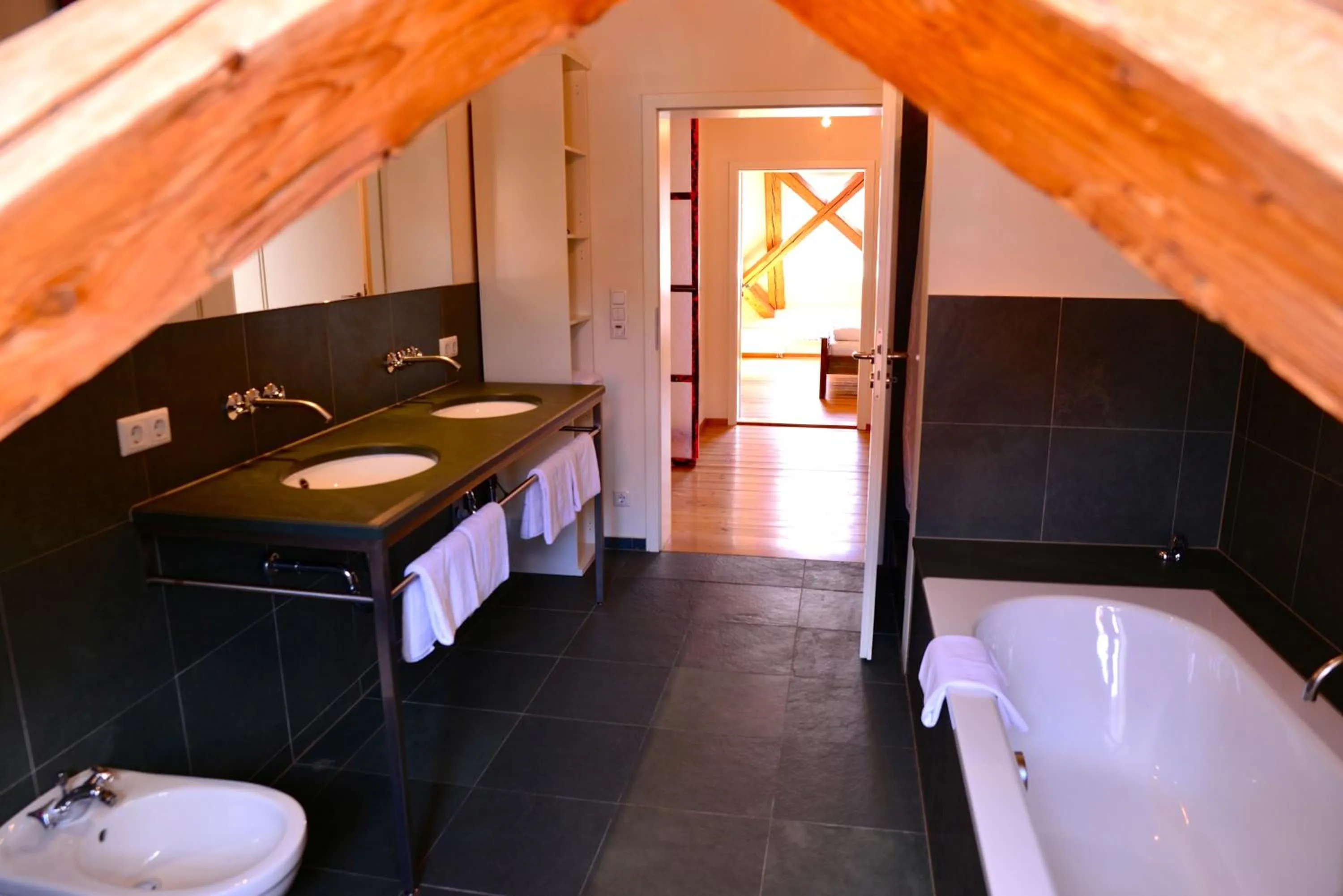 Bathroom in Hotel Maurerhansl