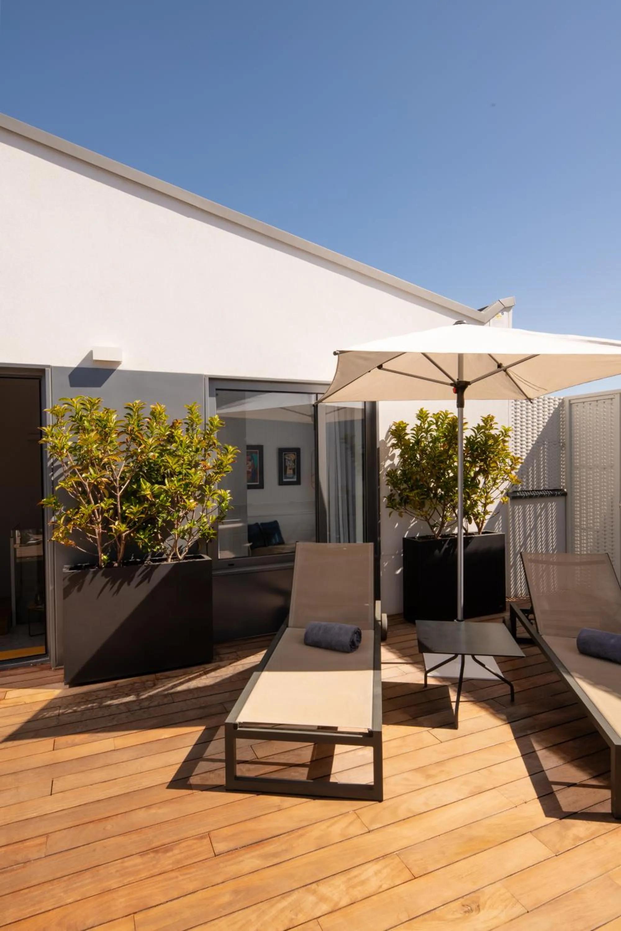 Balcony/Terrace in UMusic Hotel Madrid