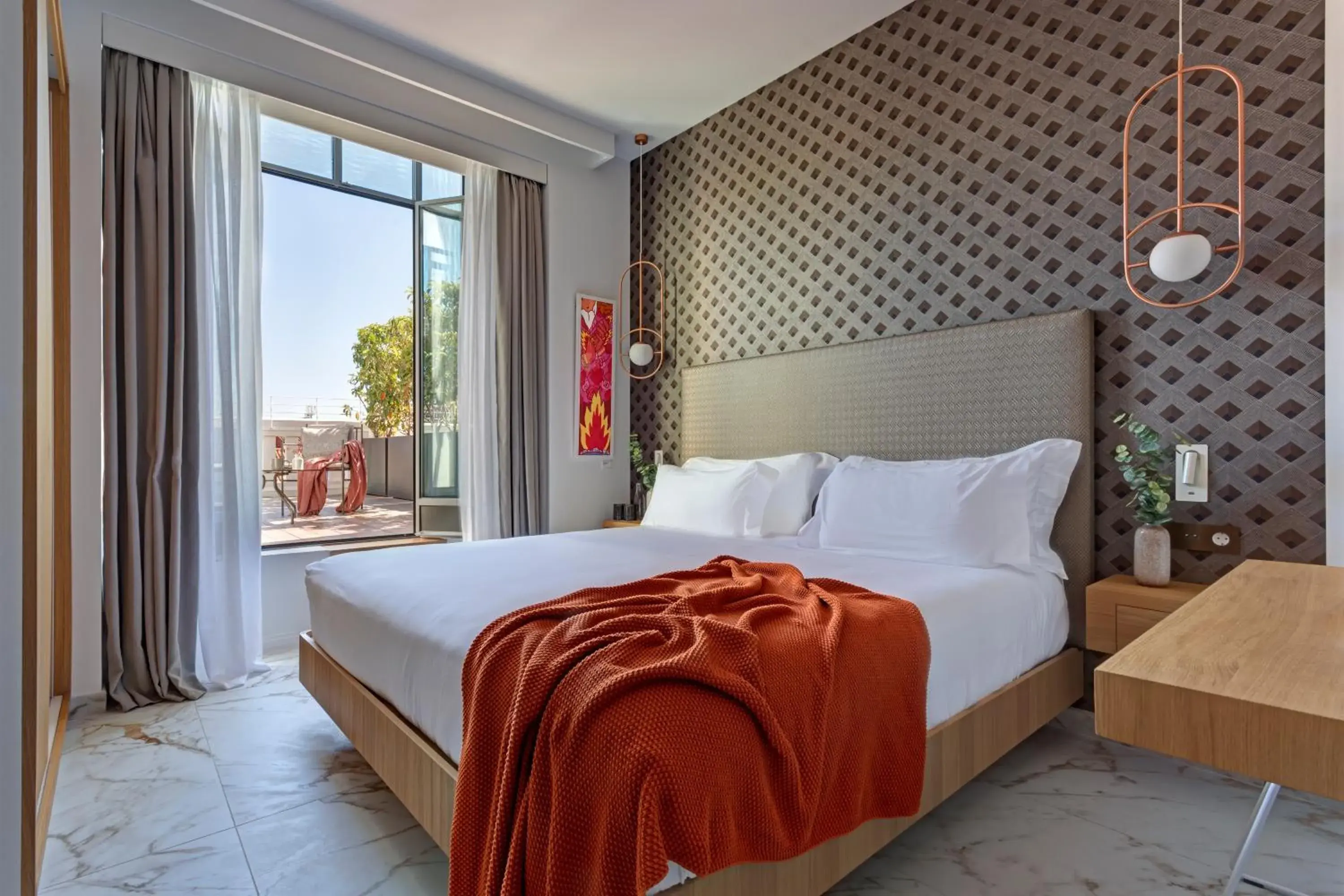 Premium Guest Room with Terrace in UMusic Hotel Madrid Premium Guest Room with Terrace in UMusic Hotel Madrid