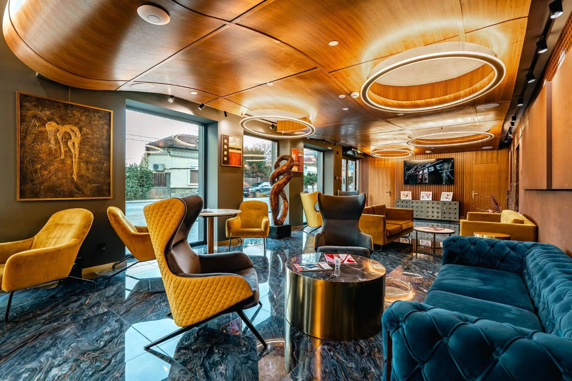 Seating area in Hotel Vibre