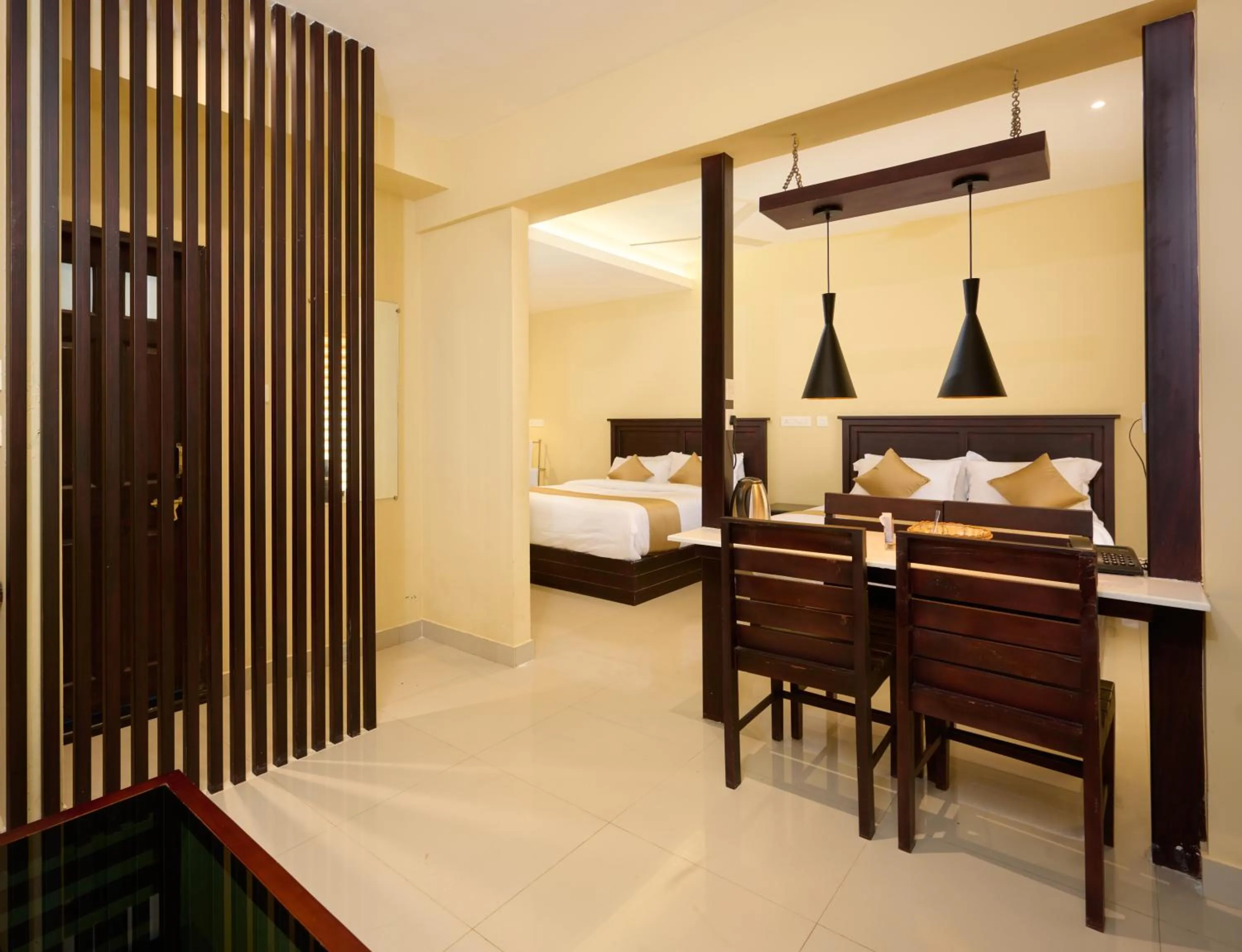 Bedroom, Bed in Thekkady Gavi Suites