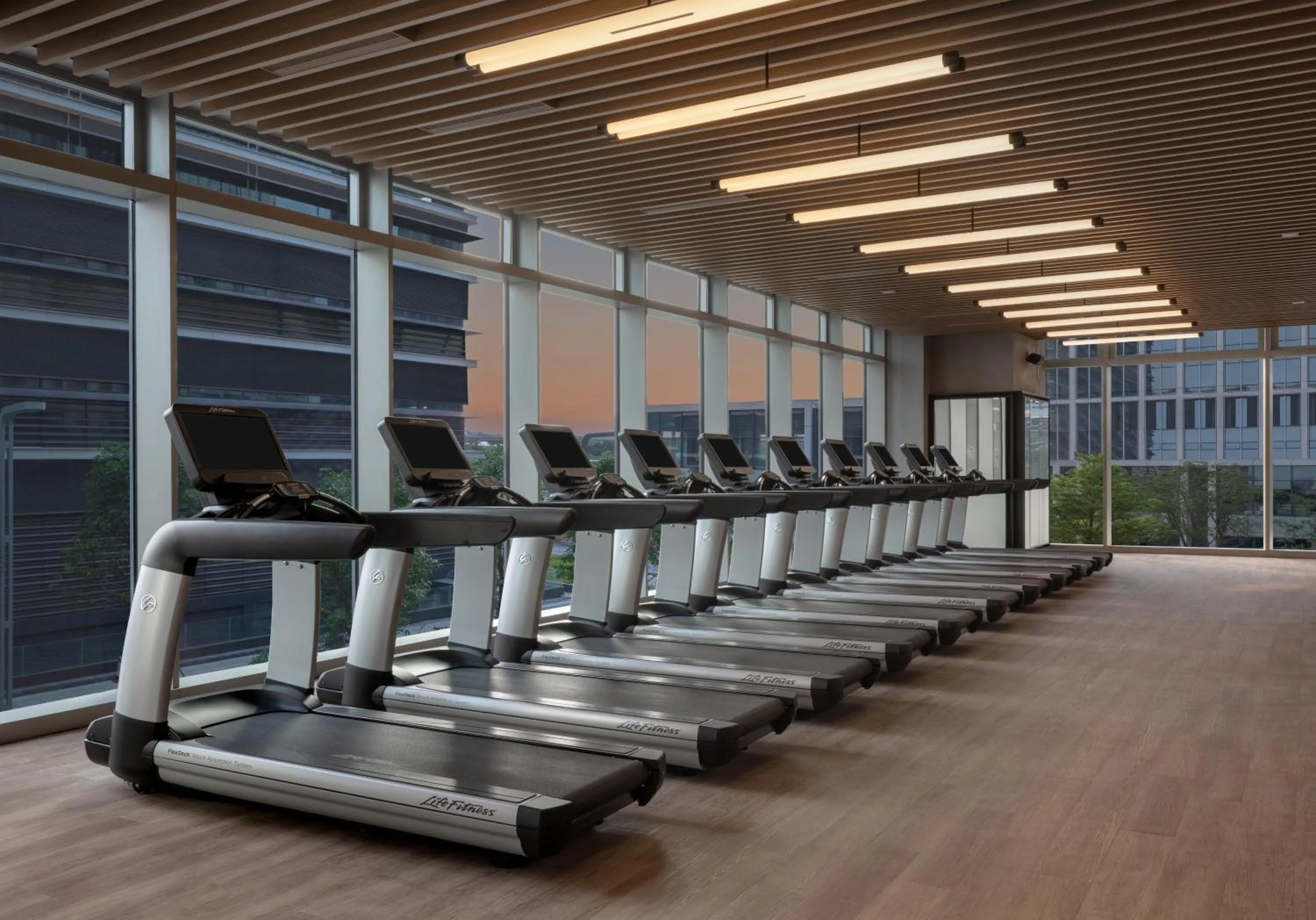 Fitness centre/facilities in Jen Shenzhen Qianhai By Shangri-La