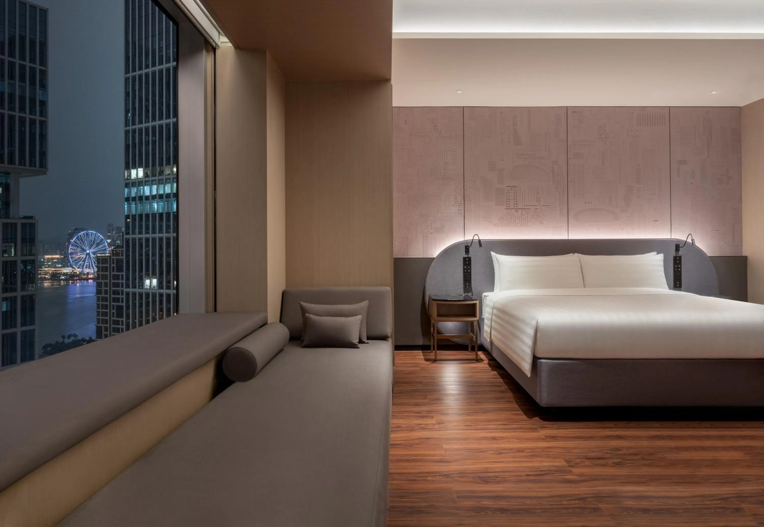 Property building, Bed in Jen Shenzhen Qianhai By Shangri-La