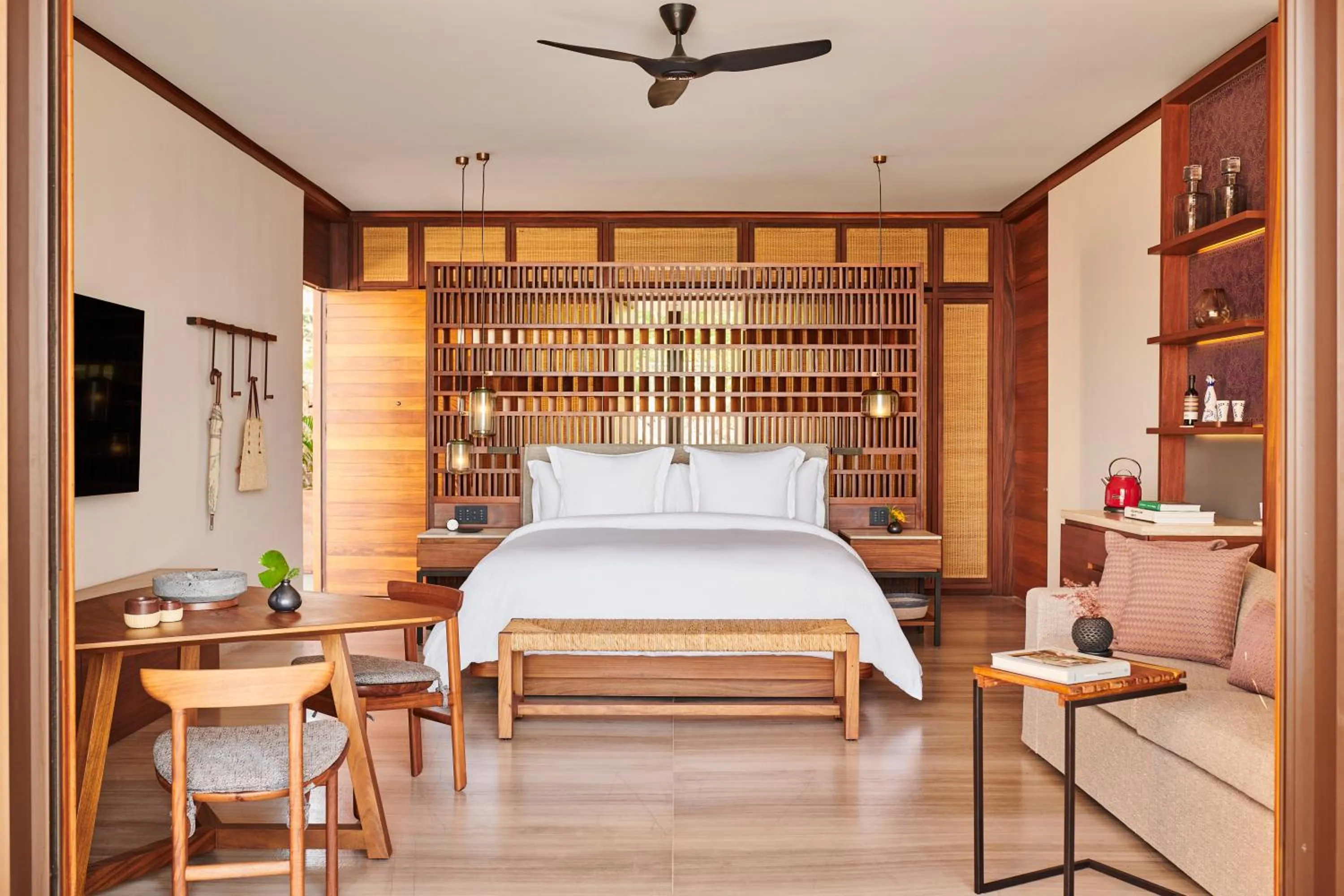 Bed in Four Seasons Resort Tamarindo, México