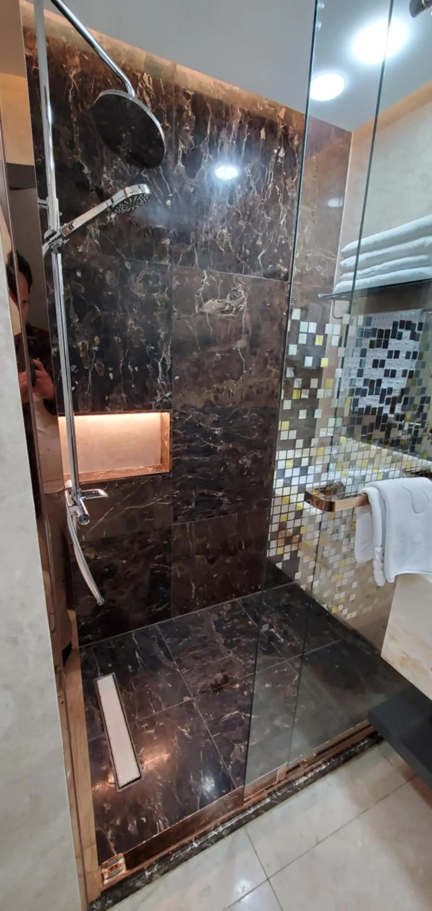 Shower in Petra Moon Luxury Hotel