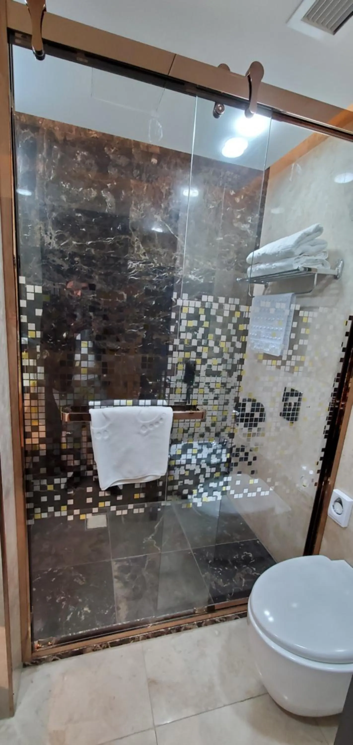 Shower in Petra Moon Luxury Hotel