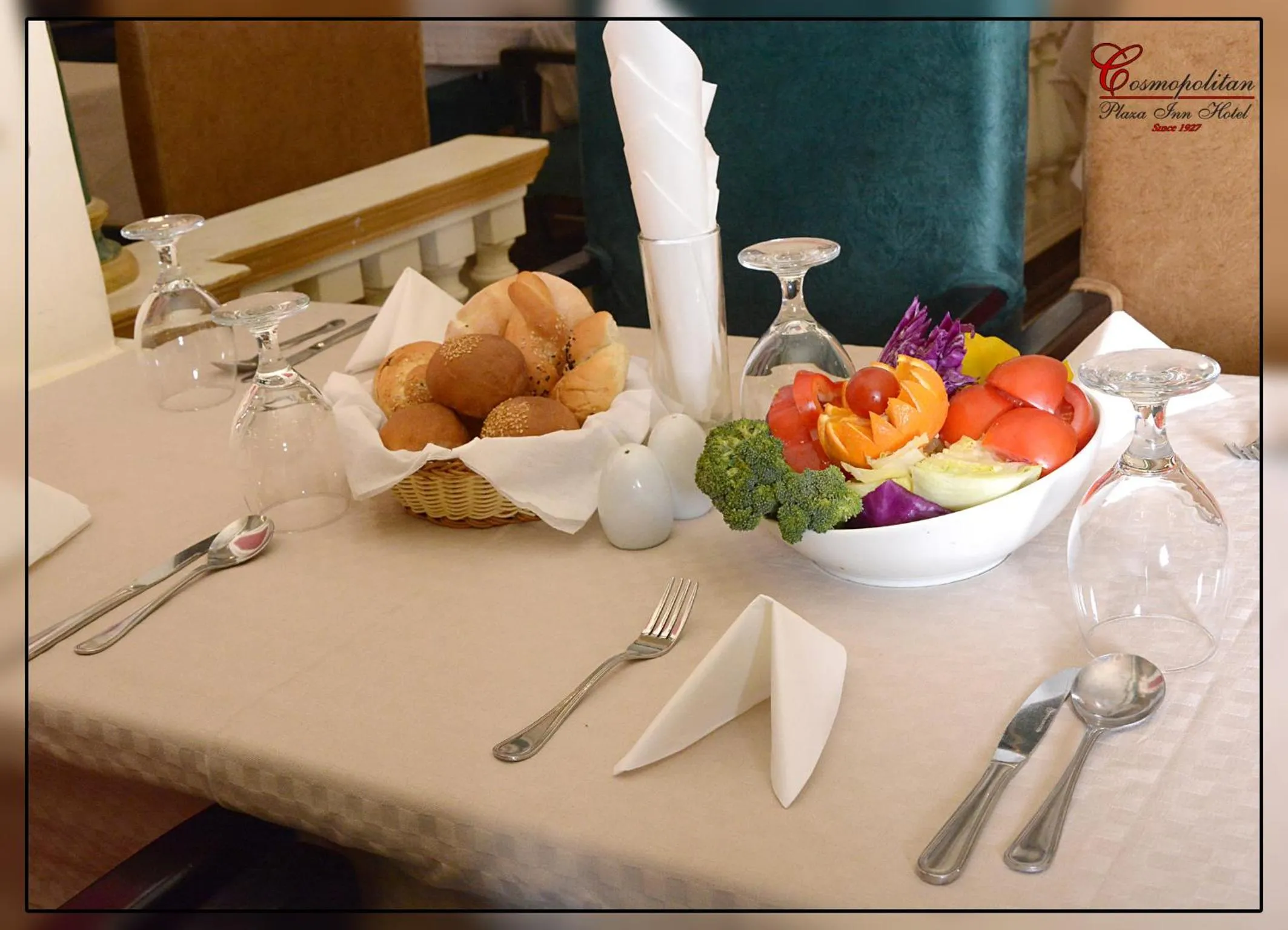 Food in Cosmopolitan hotel