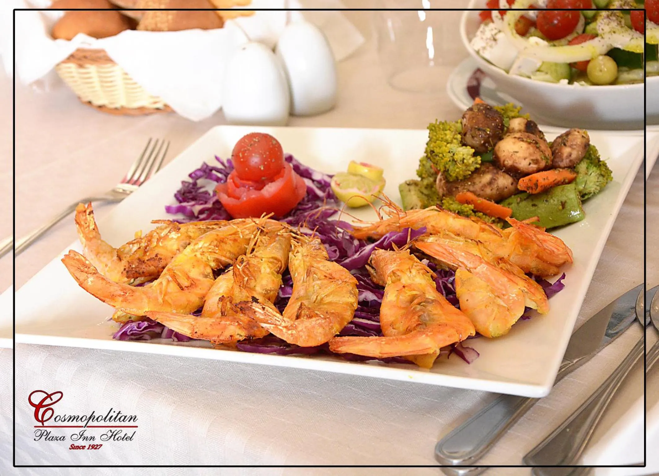 Food in Cosmopolitan hotel