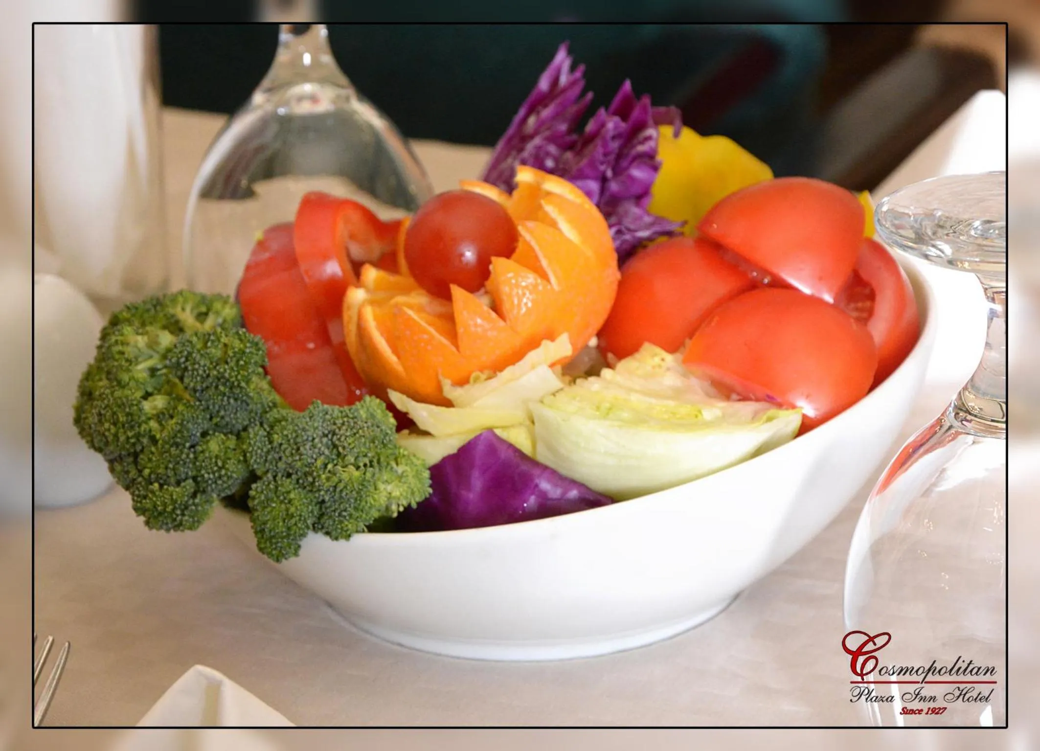 Food and drinks in Cosmopolitan hotel