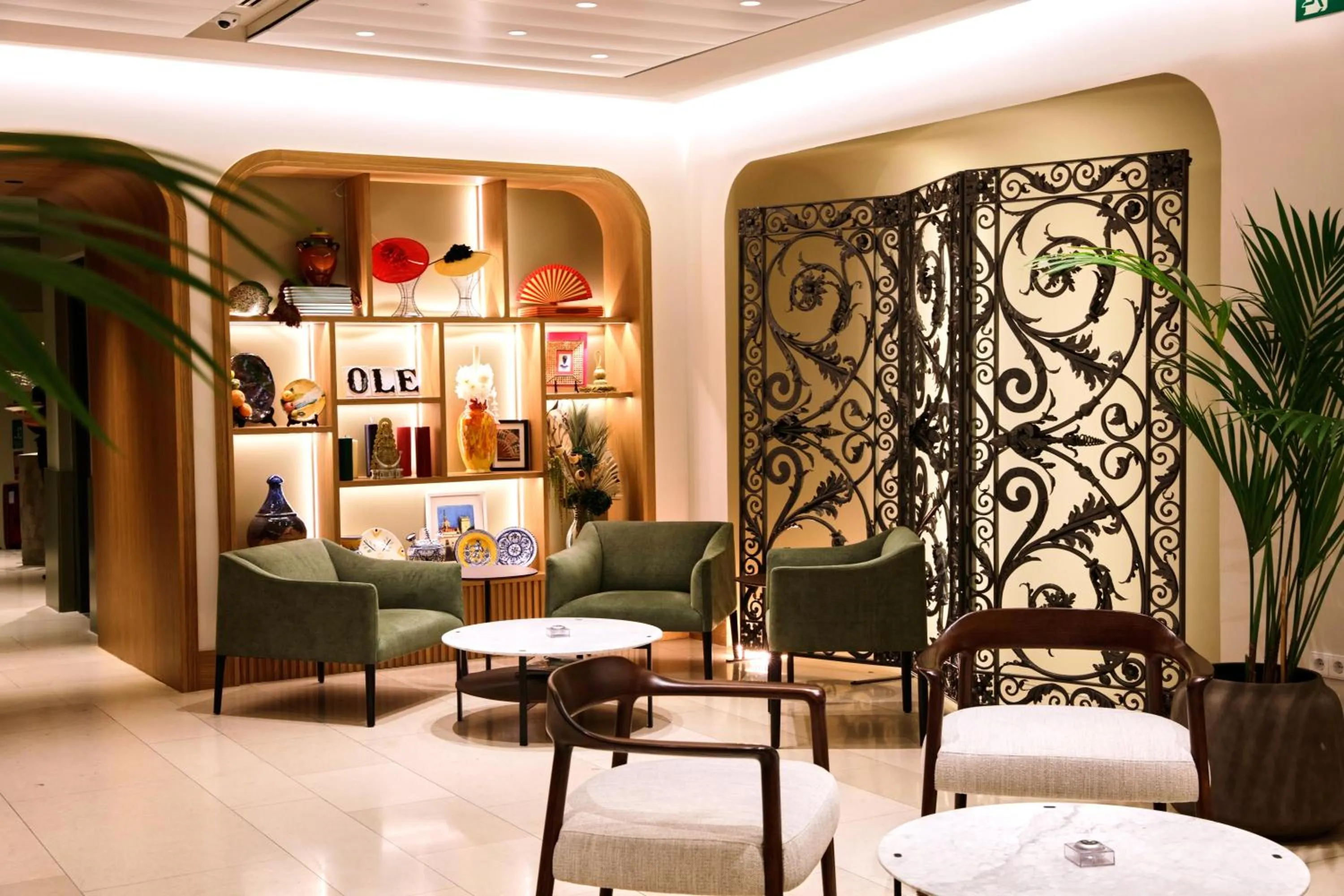 Lobby or reception in Hotel Bécquer