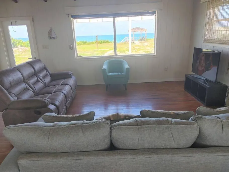 Living room in Melbourne Beach Ocean Front house on 1.2 acres