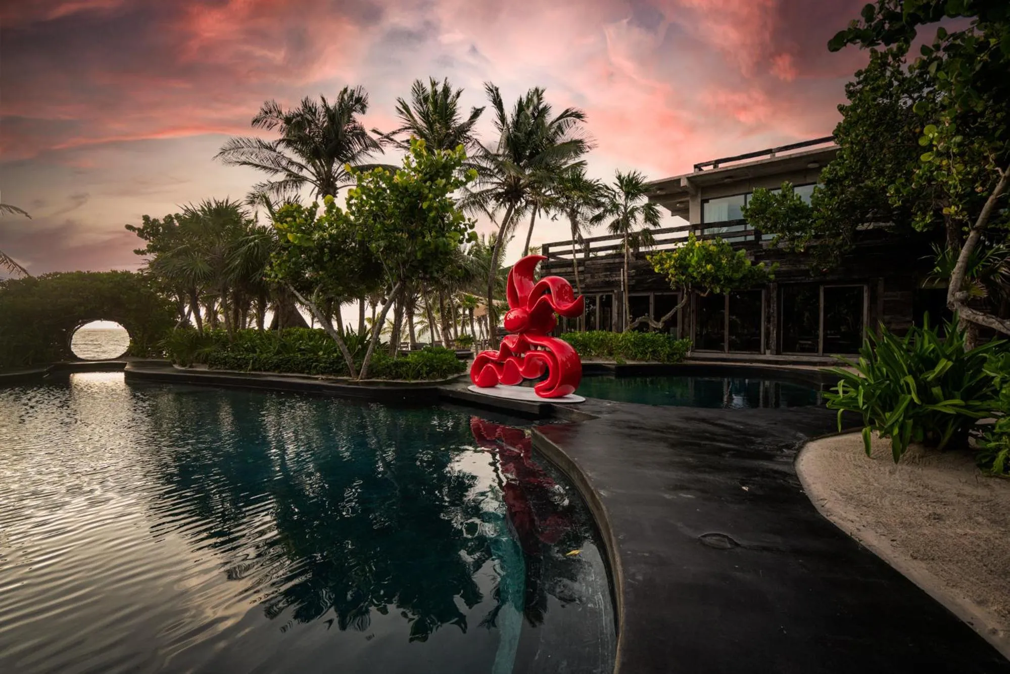 Swimming pool in Casa Malca