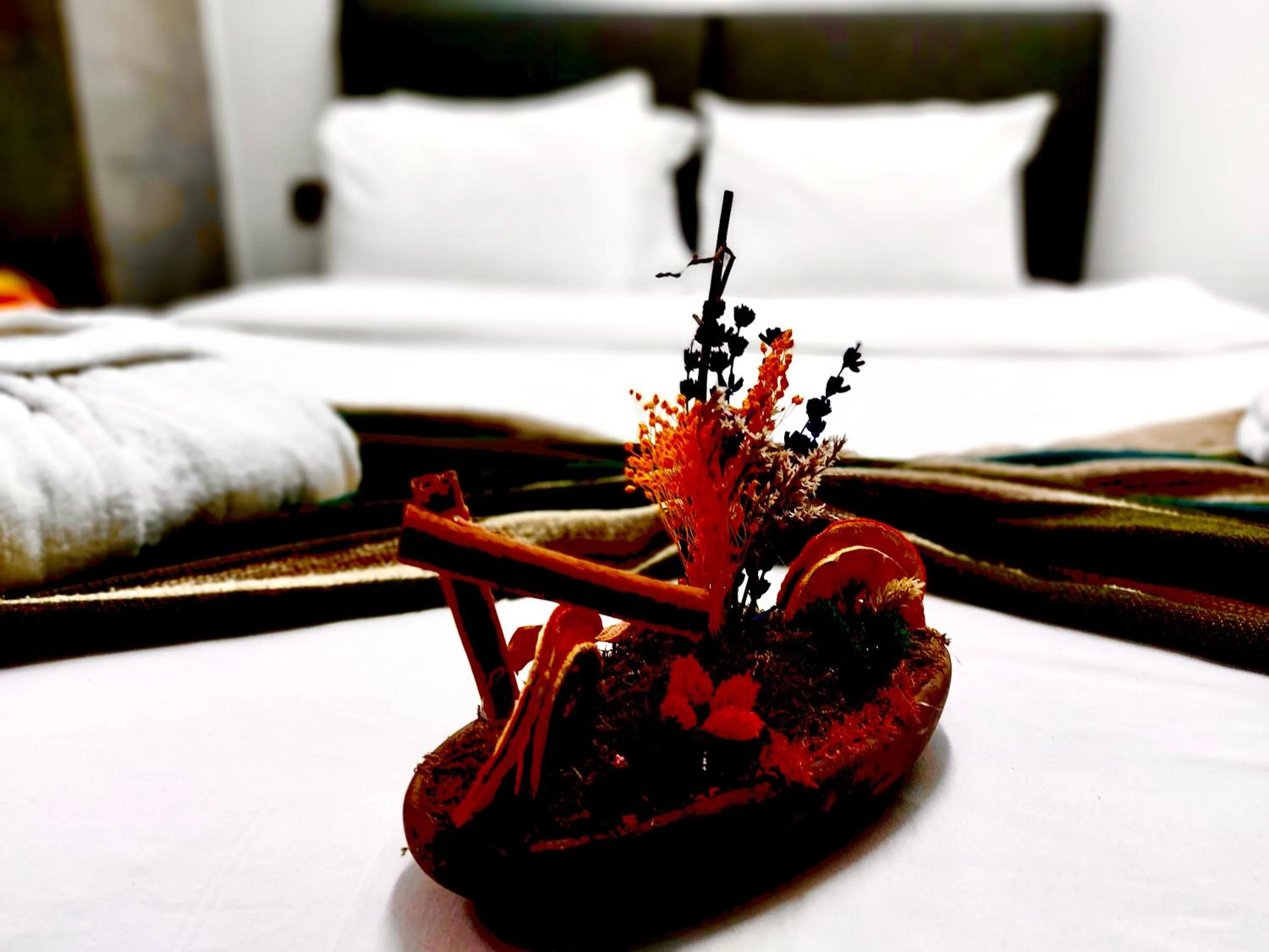 Bed in Mates Port Hotel