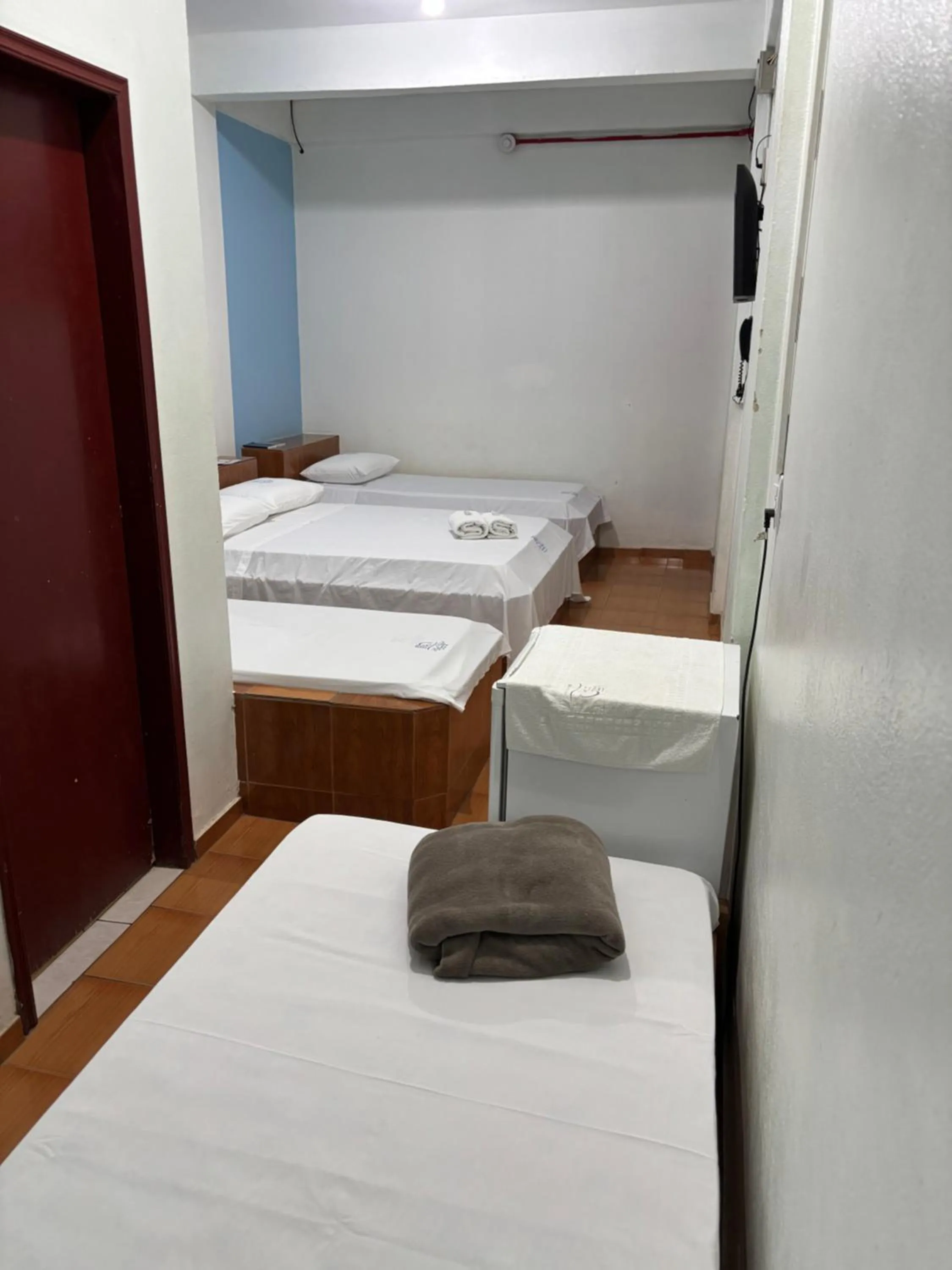 Bed in Hotel Chalé Ji-Parana