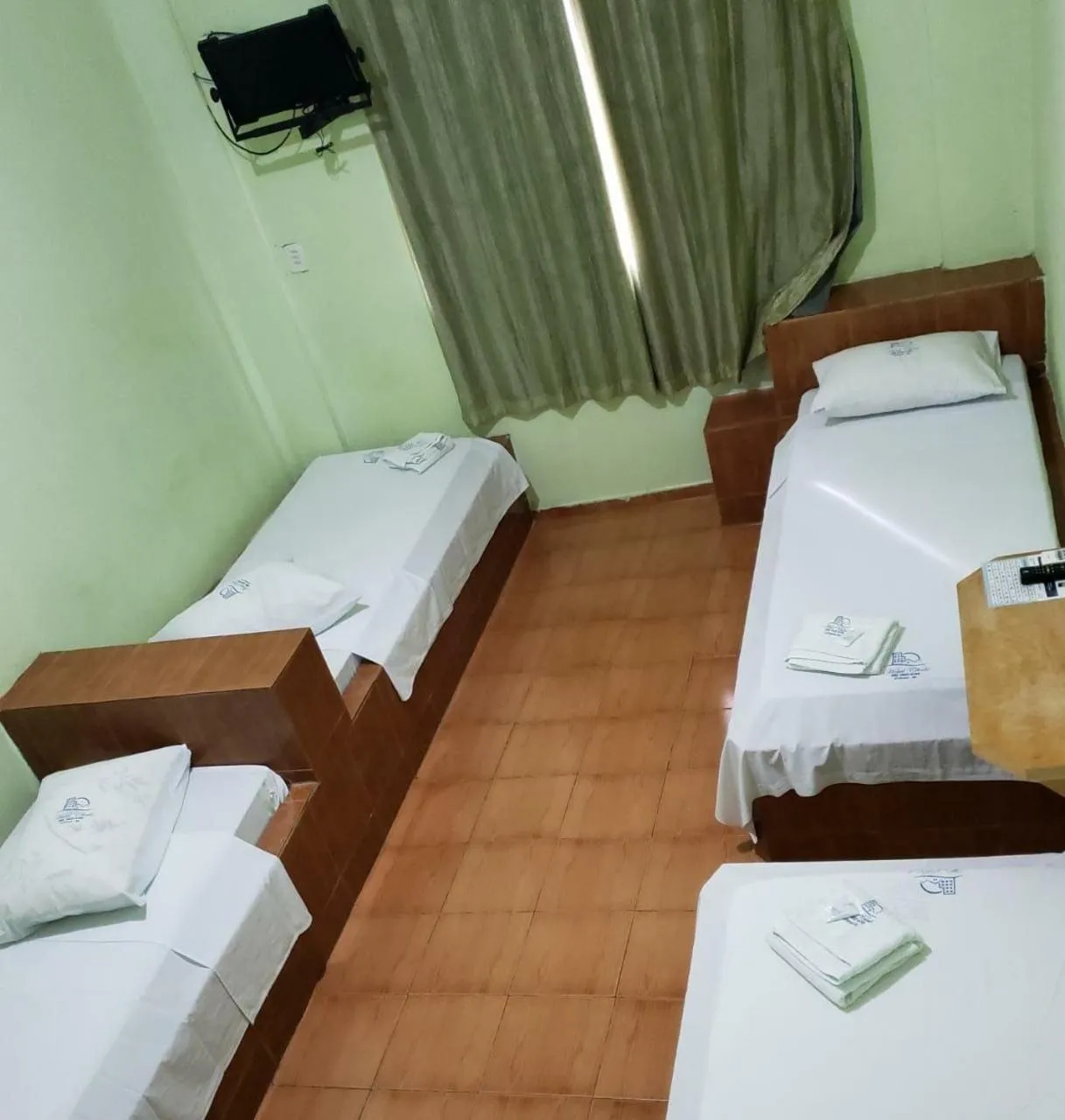 Bed in Hotel Chalé Ji-Parana