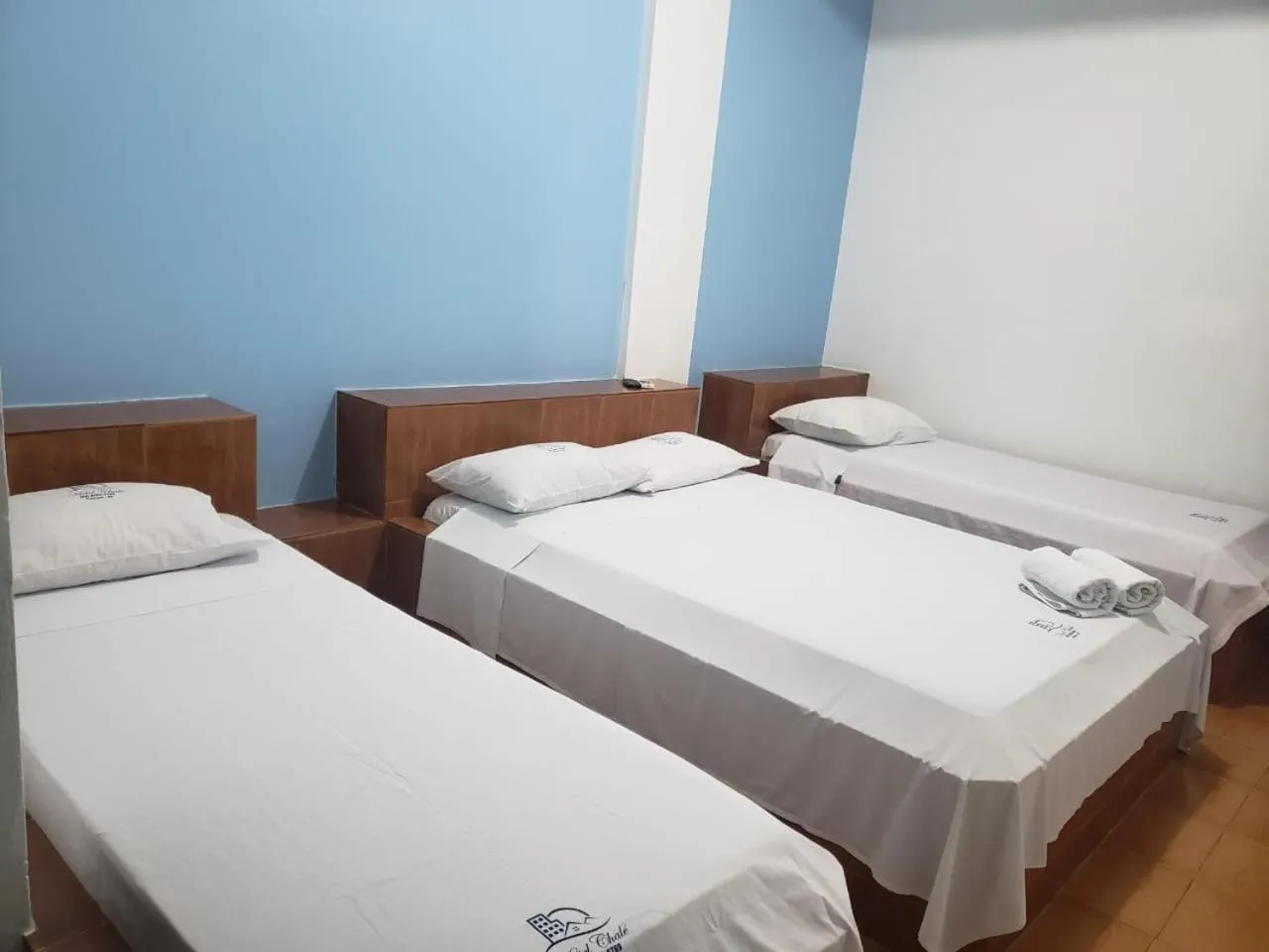 Bed in Hotel Chalé Ji-Parana