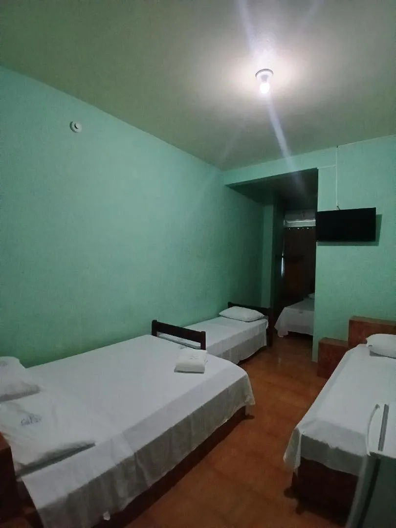 Bed in Hotel Chalé Ji-Parana