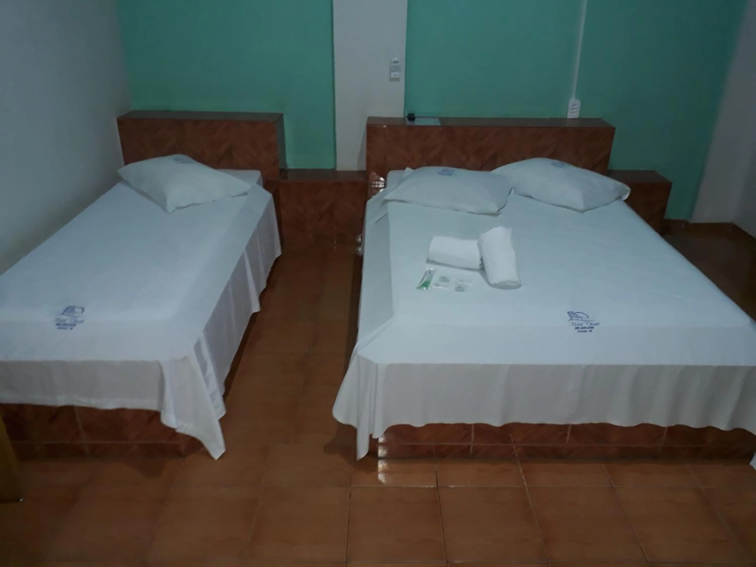 Bed in Hotel Chalé Ji-Parana