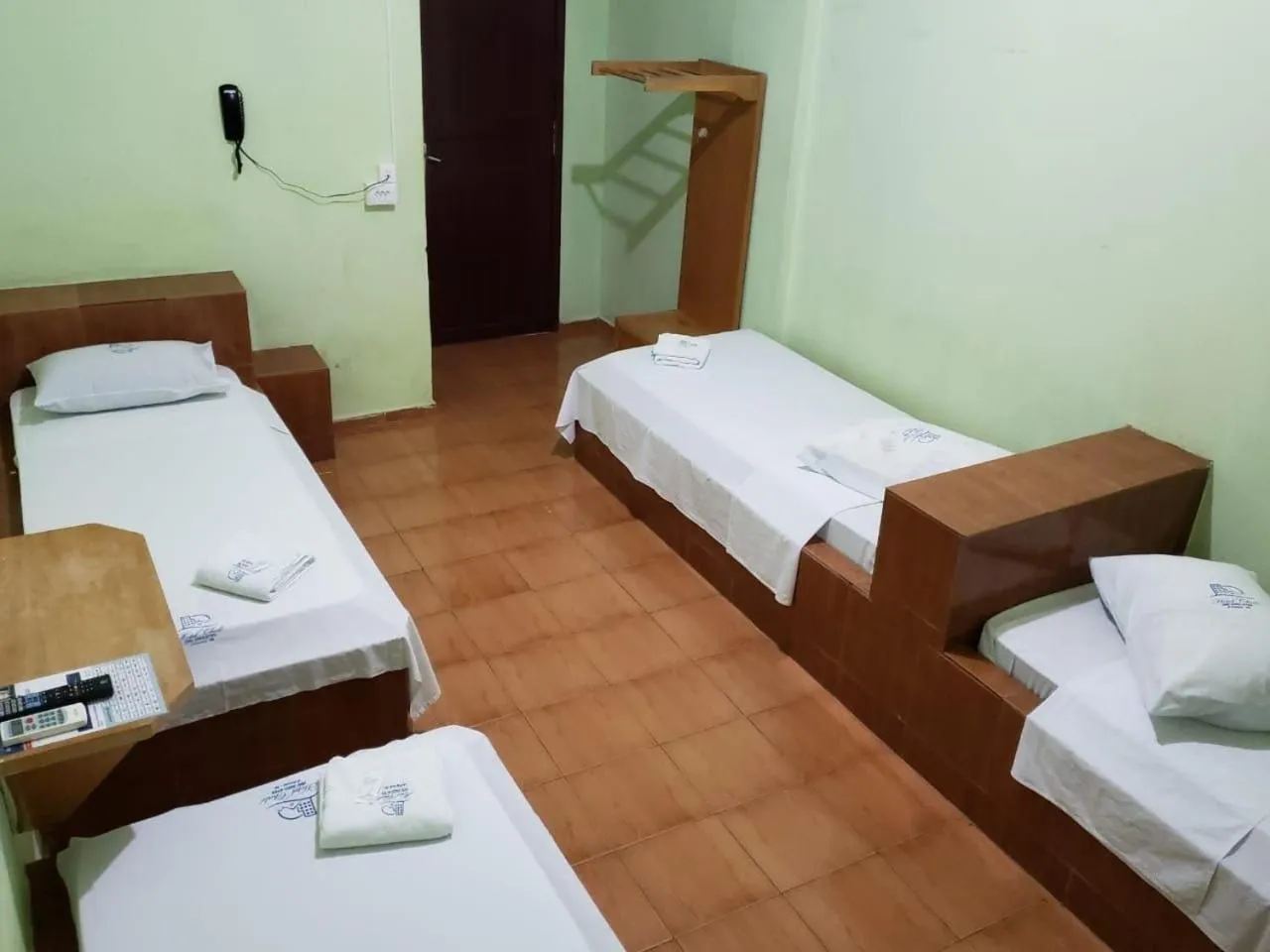 Bed in Hotel Chalé Ji-Parana