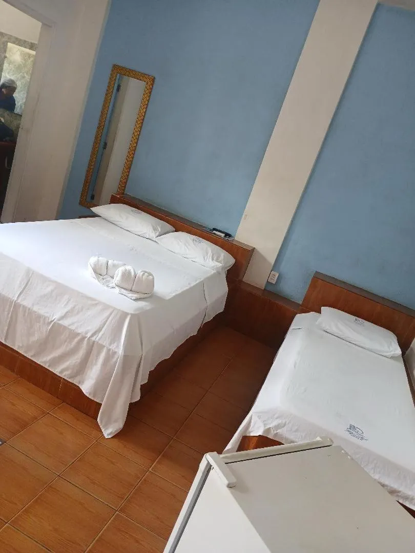 Bed in Hotel Chalé Ji-Parana