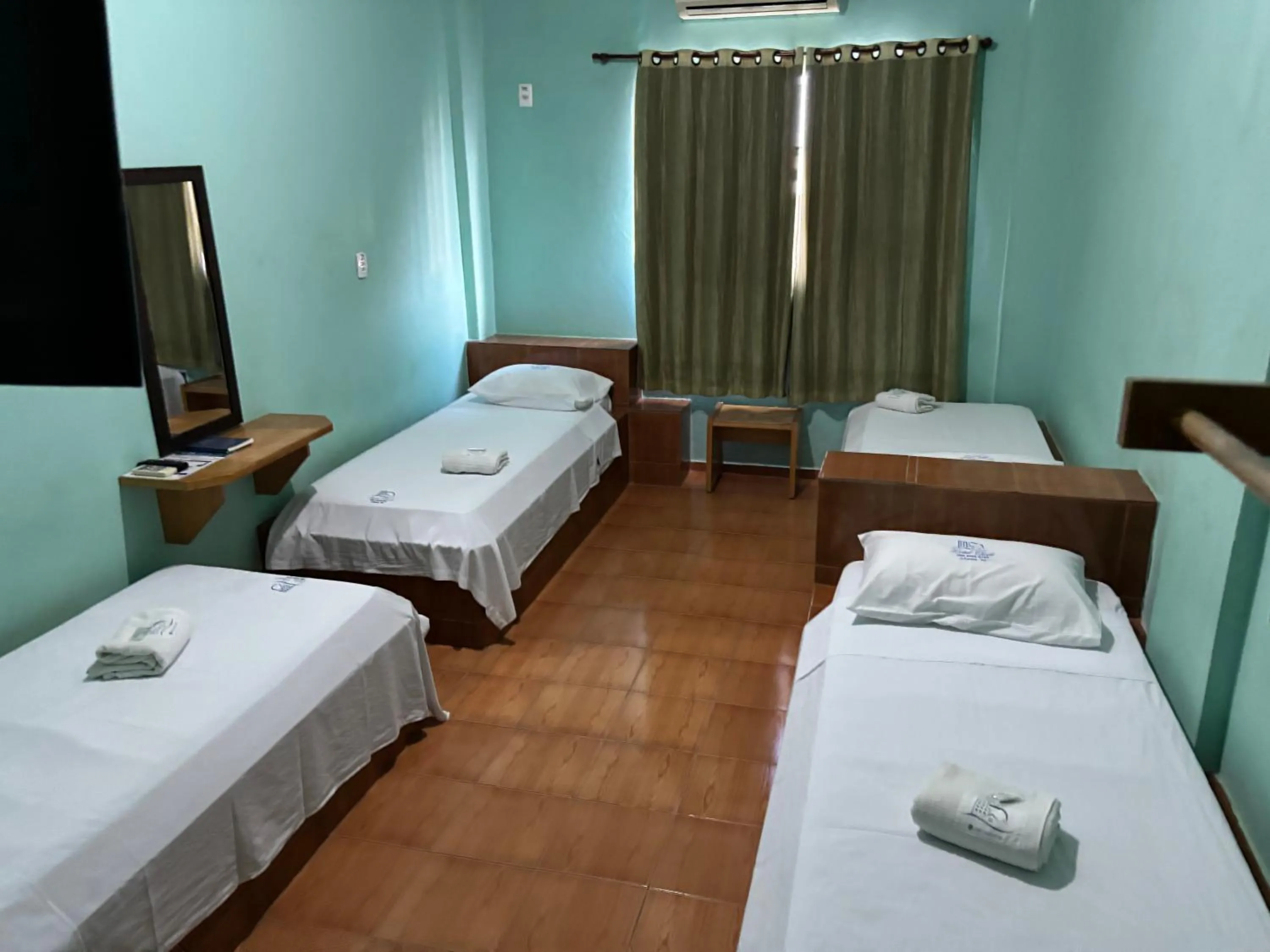 Bed in Hotel Chalé Ji-Parana