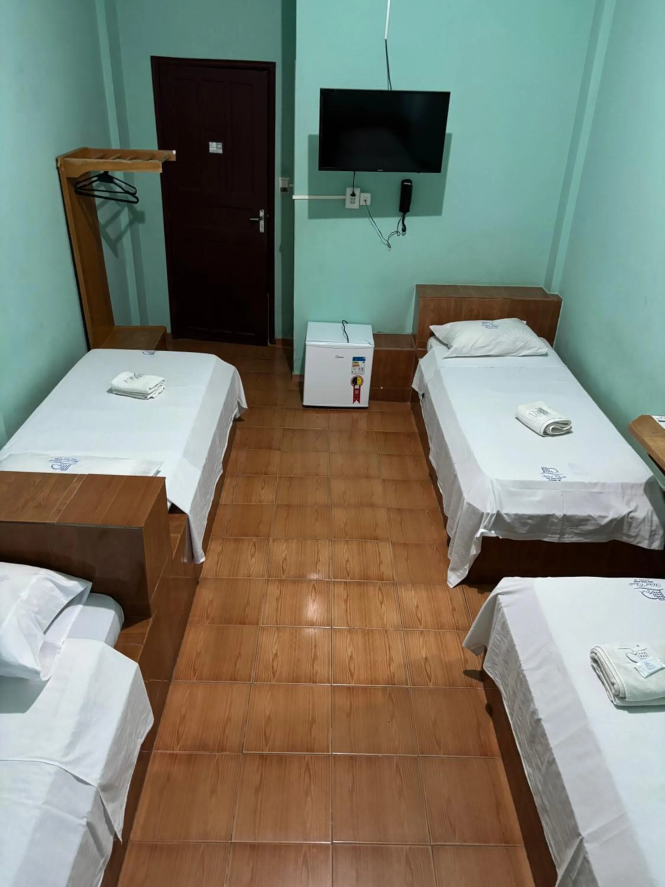 Bed in Hotel Chalé Ji-Parana