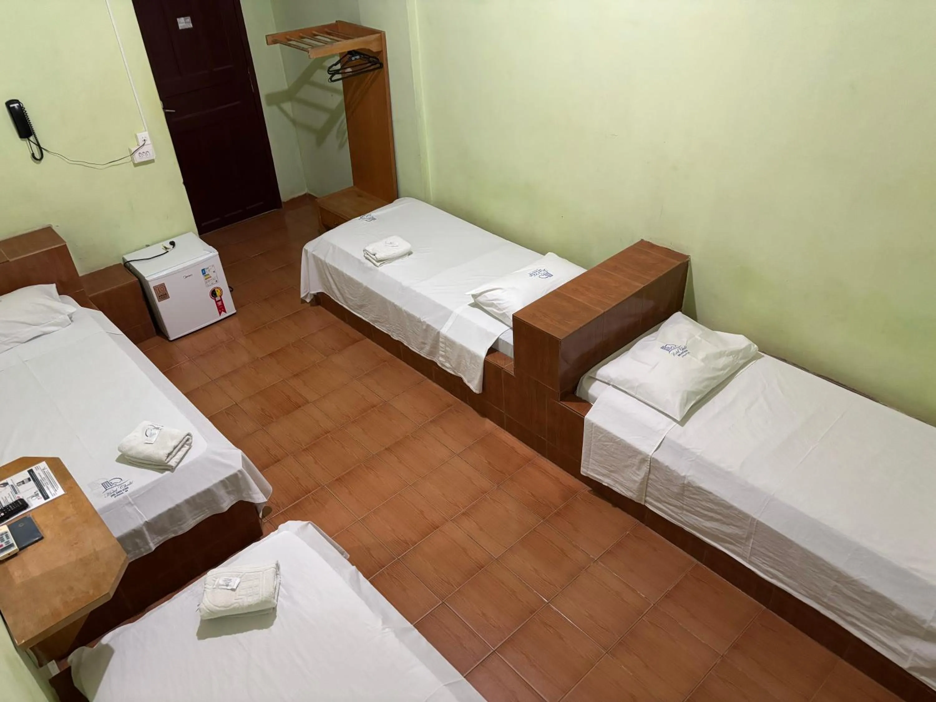 Bed in Hotel Chalé Ji-Parana