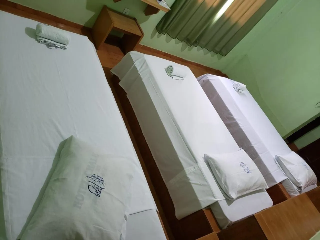 Bed in Hotel Chalé Ji-Parana