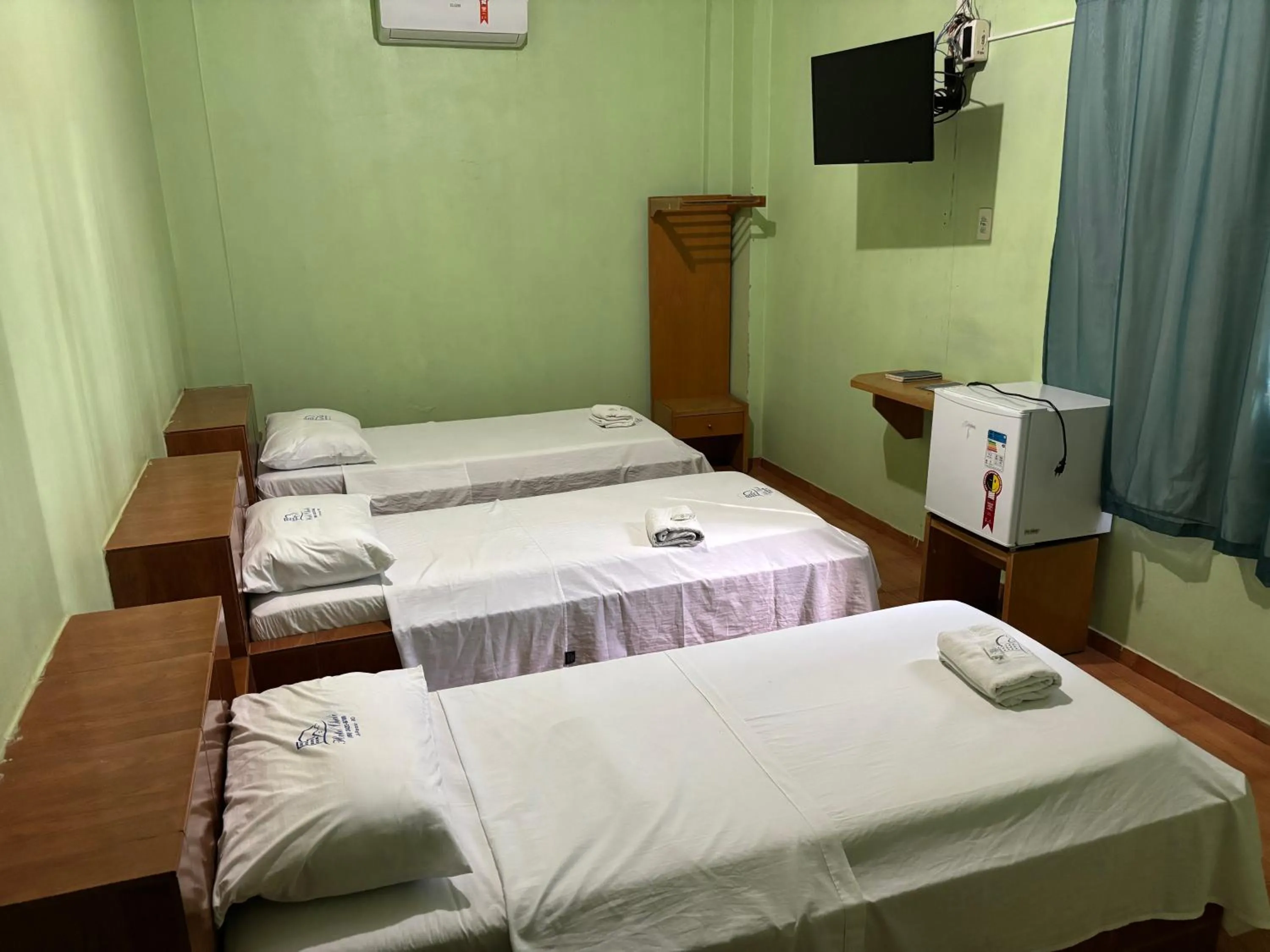 Bed in Hotel Chalé Ji-Parana