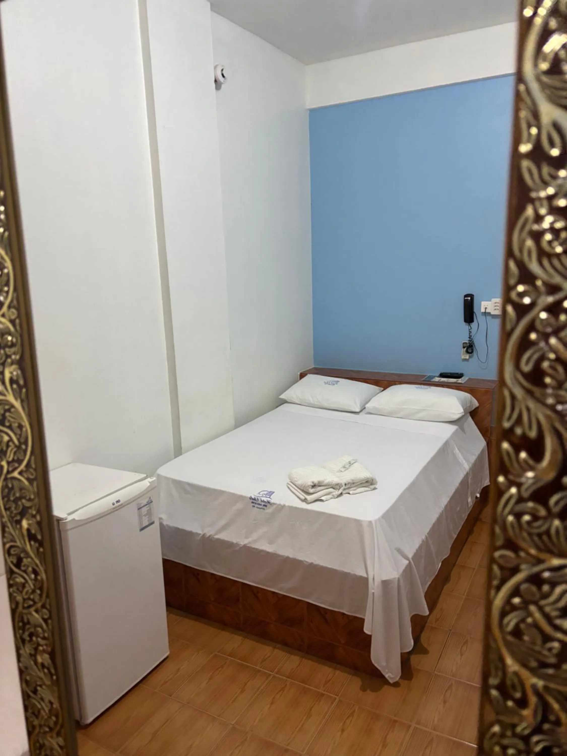 Bed in Hotel Chalé Ji-Parana