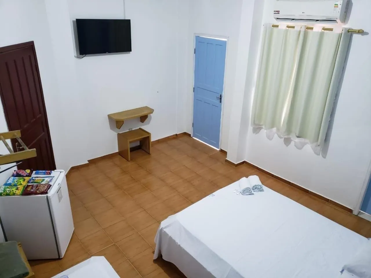 Bed in Hotel Chalé Ji-Parana