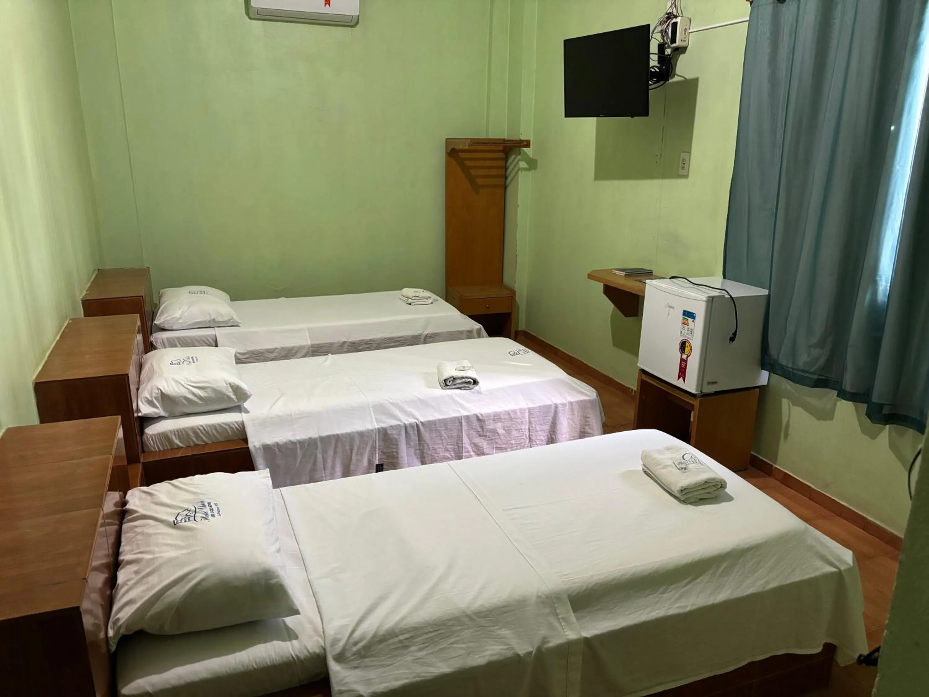 Bed in Hotel Chalé Ji-Parana