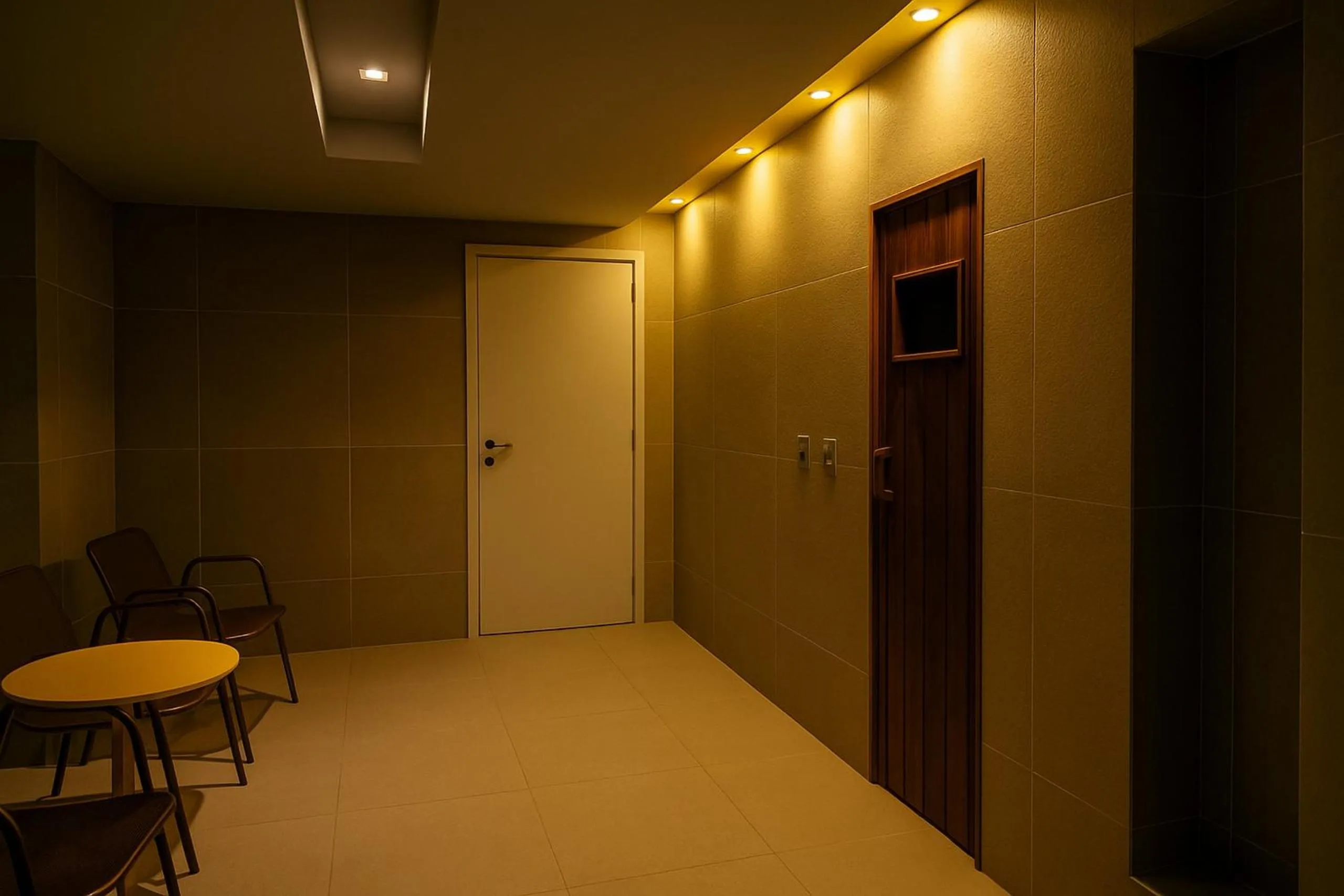 Sauna in Elegance Suítes Ibirapuera