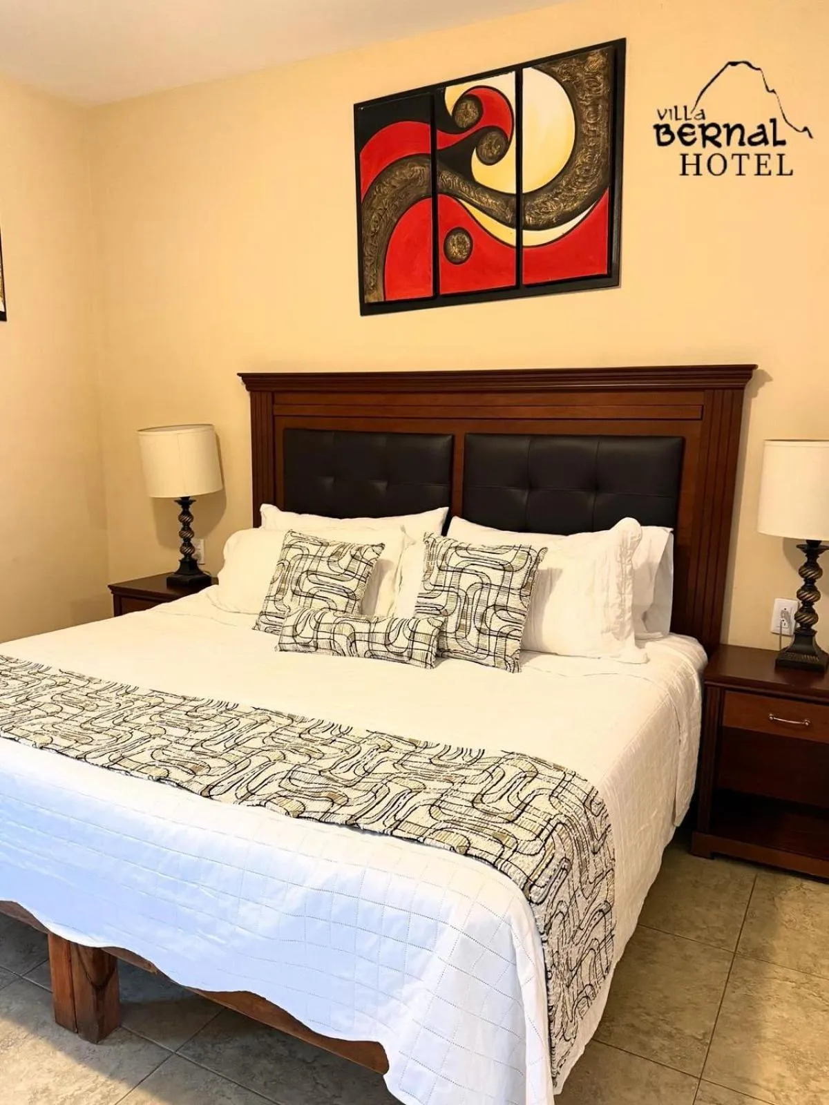 Bed in Hotel Villa Bernal