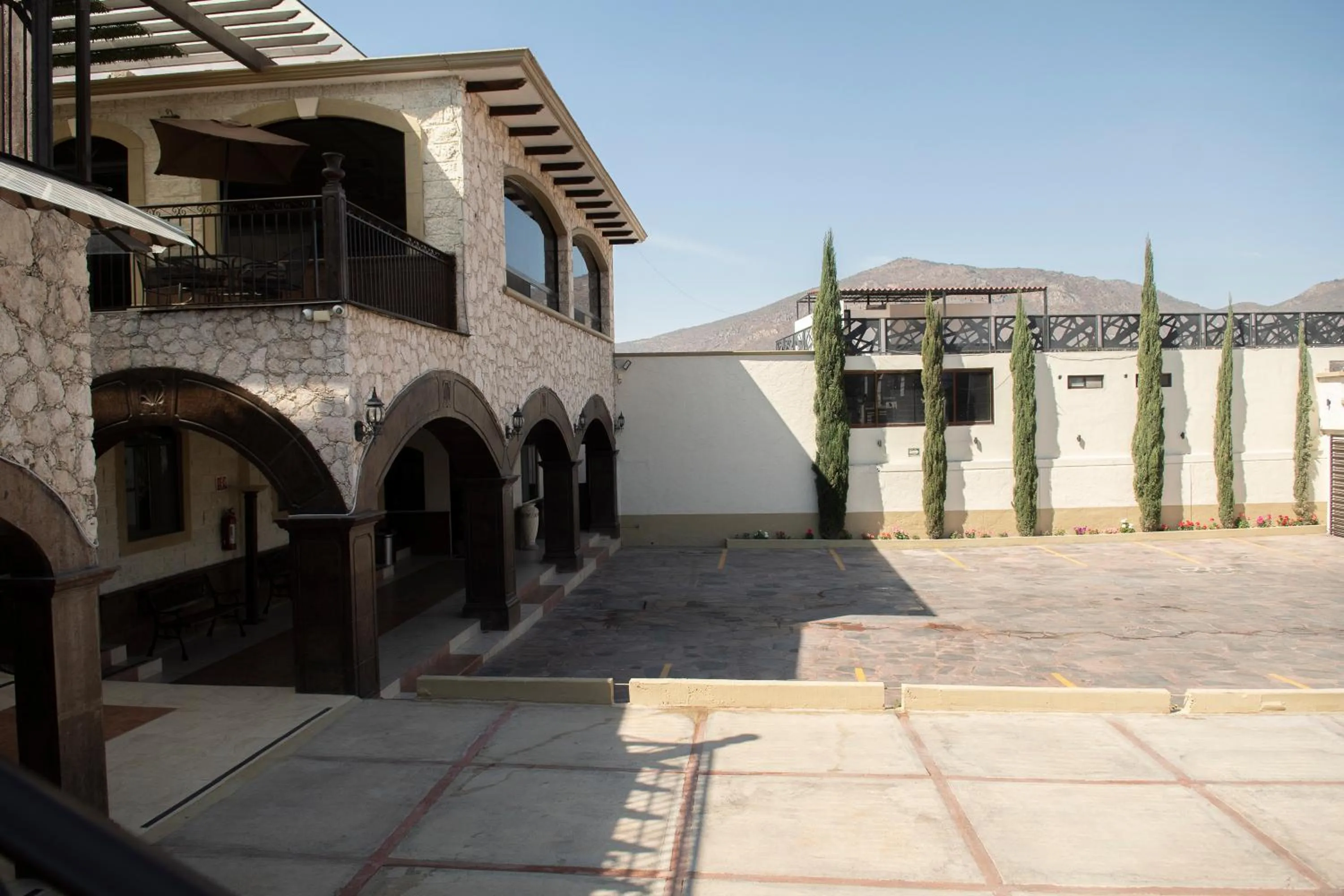 Property building in Hotel Villa Bernal