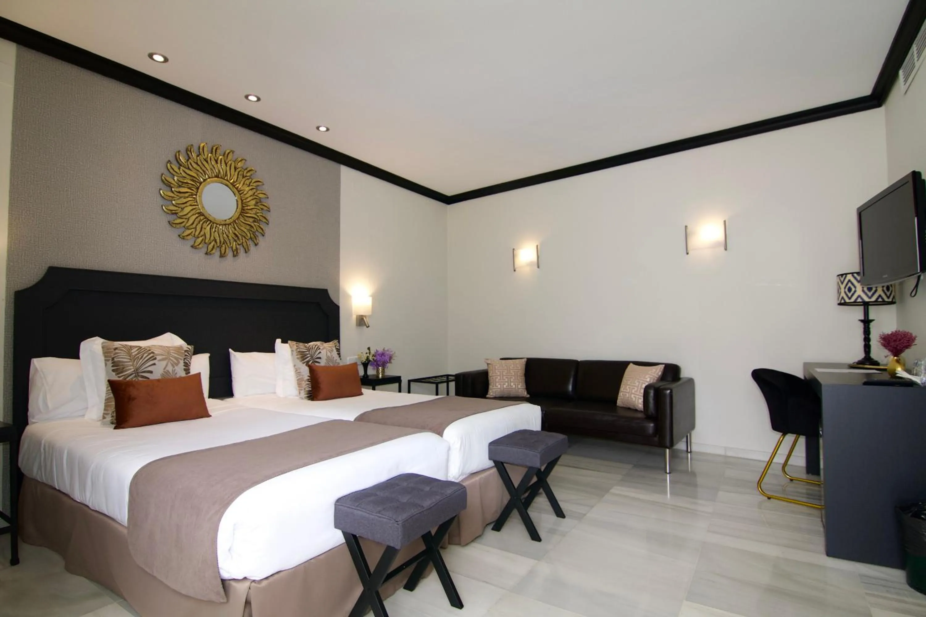 Bed in Hotel San Gil