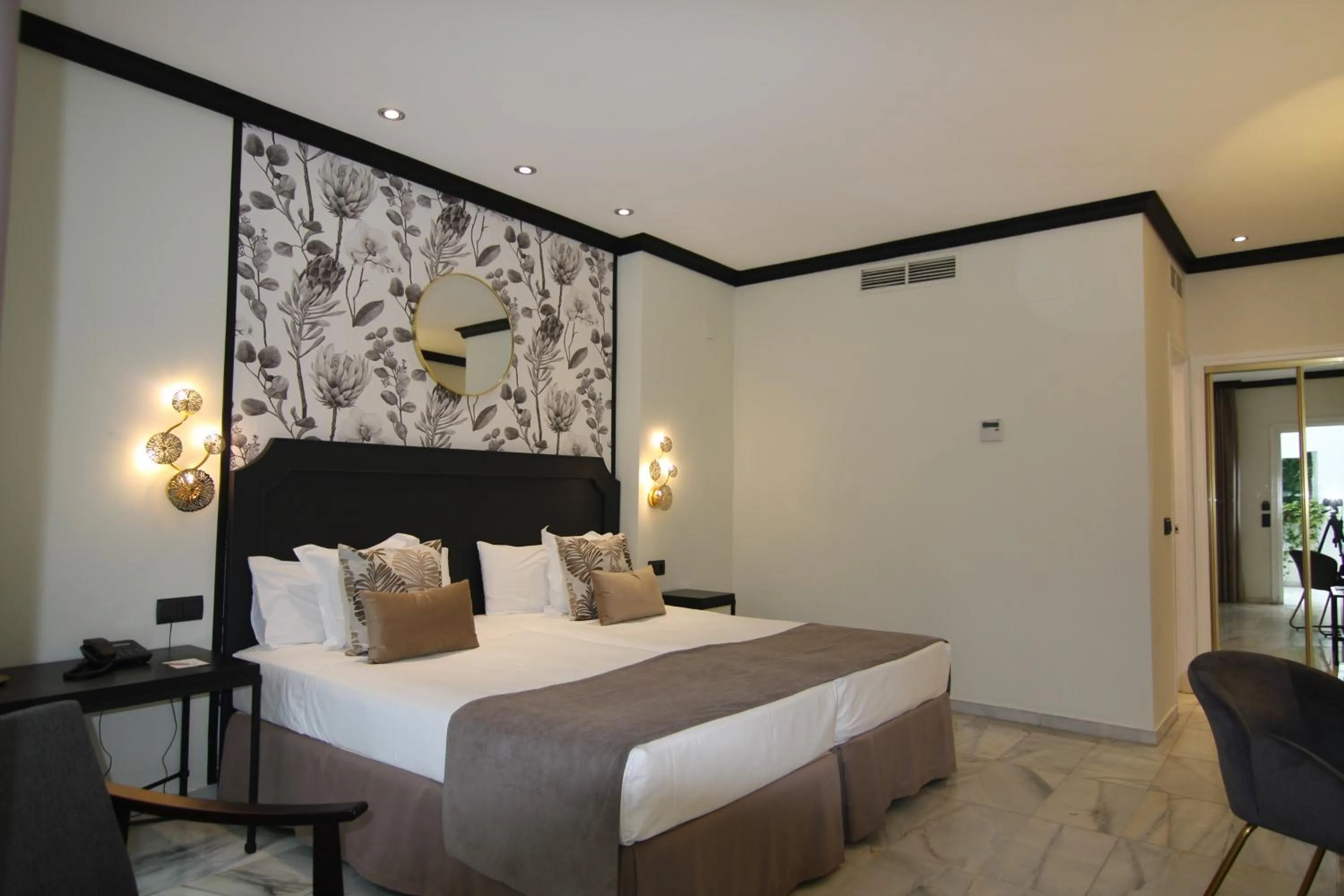 Bed in Hotel San Gil