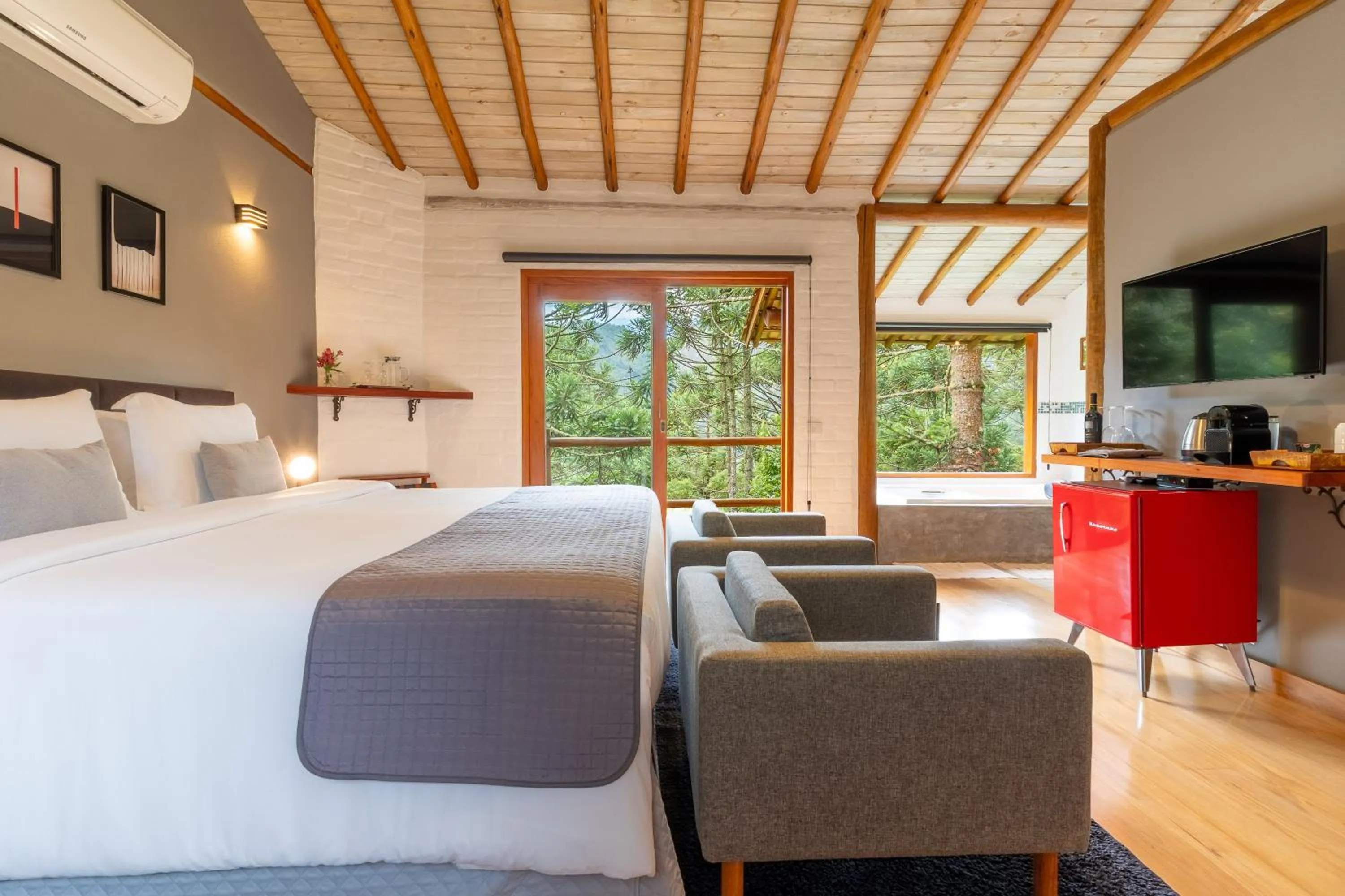 Bedroom, Bed in Pousada Casa Campestre