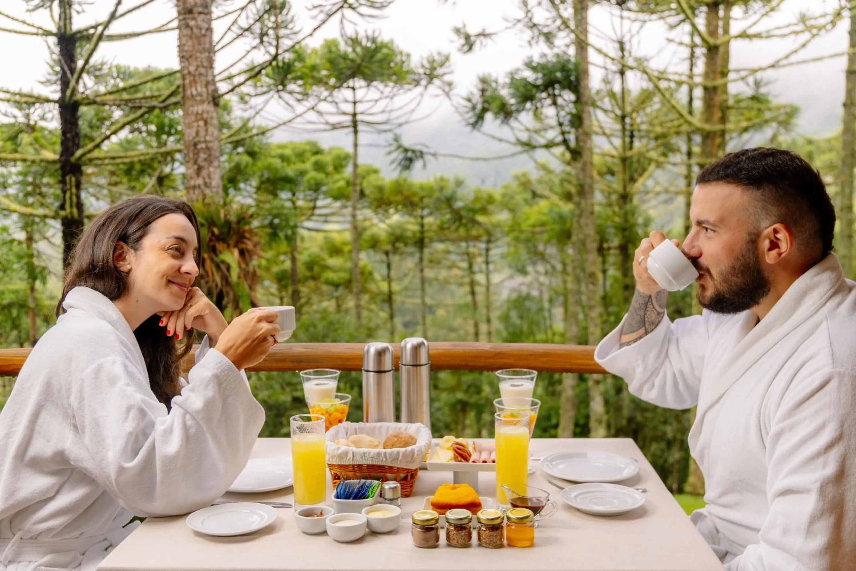 Breakfast in Pousada Casa Campestre