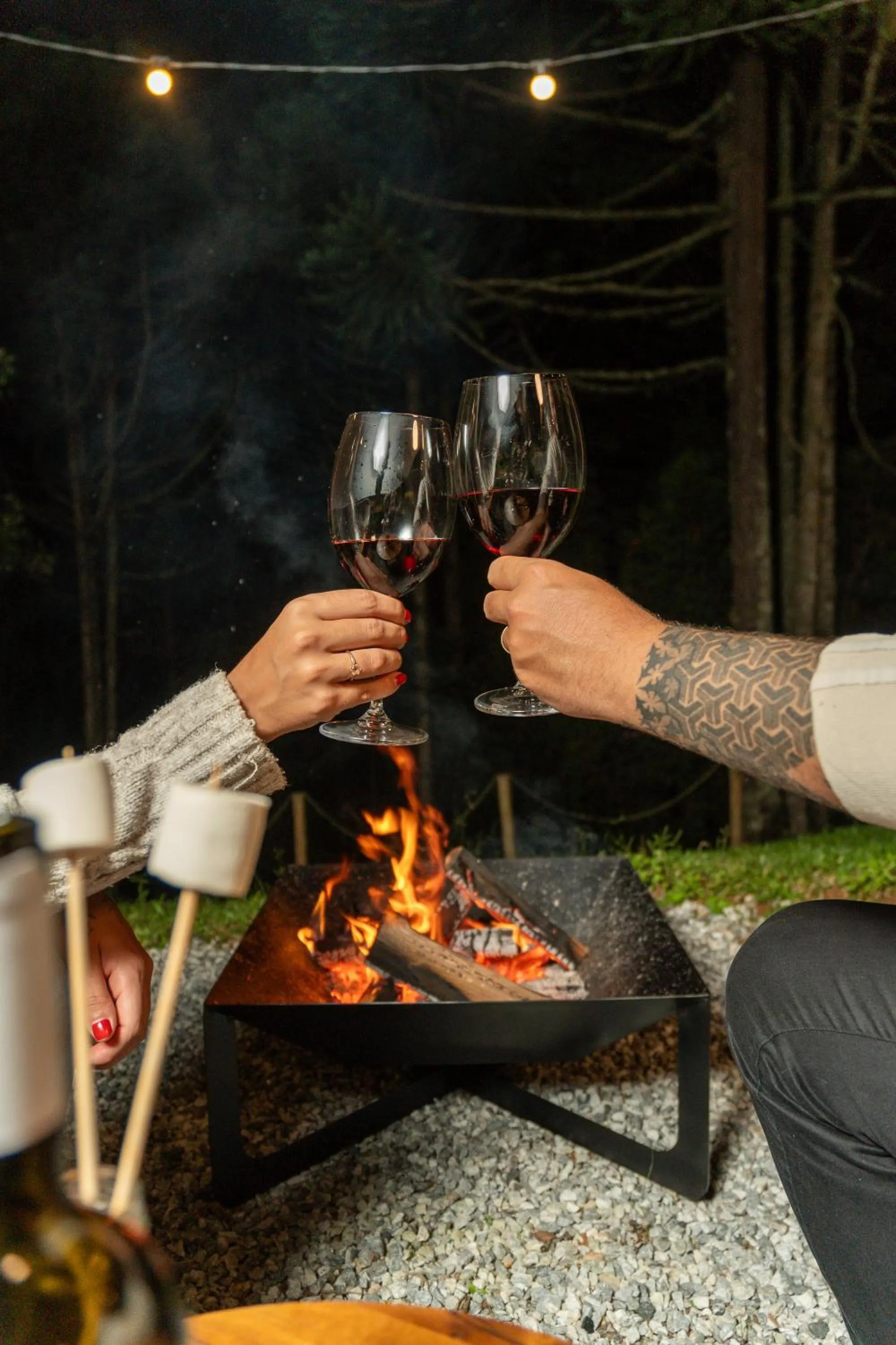 Evening entertainment in Pousada Casa Campestre